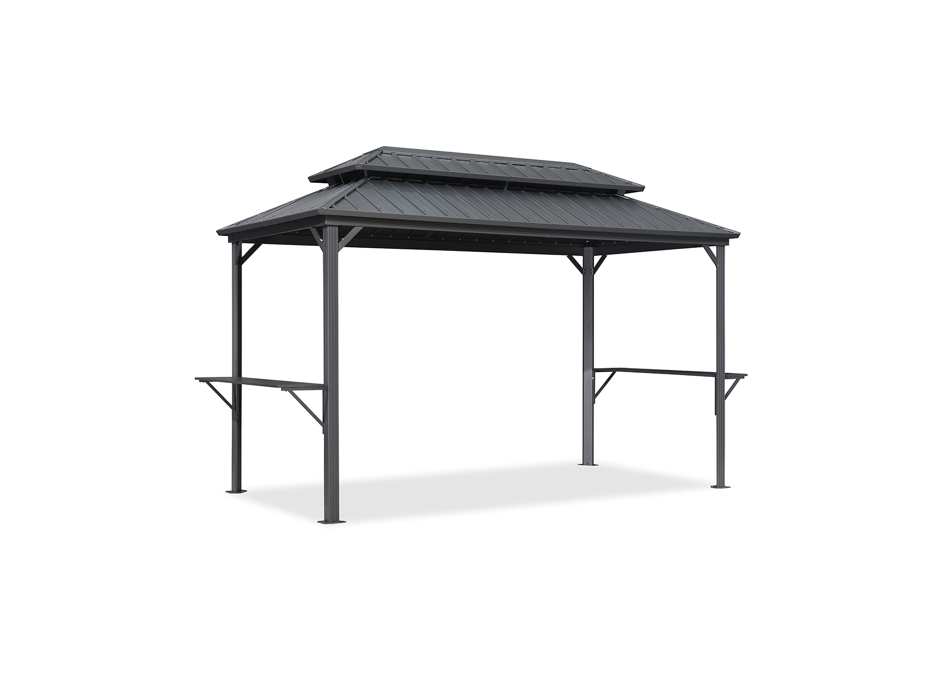 PURPLE LEAF LS04GSKP0612 Wood-Resin-Gazebos - View #2