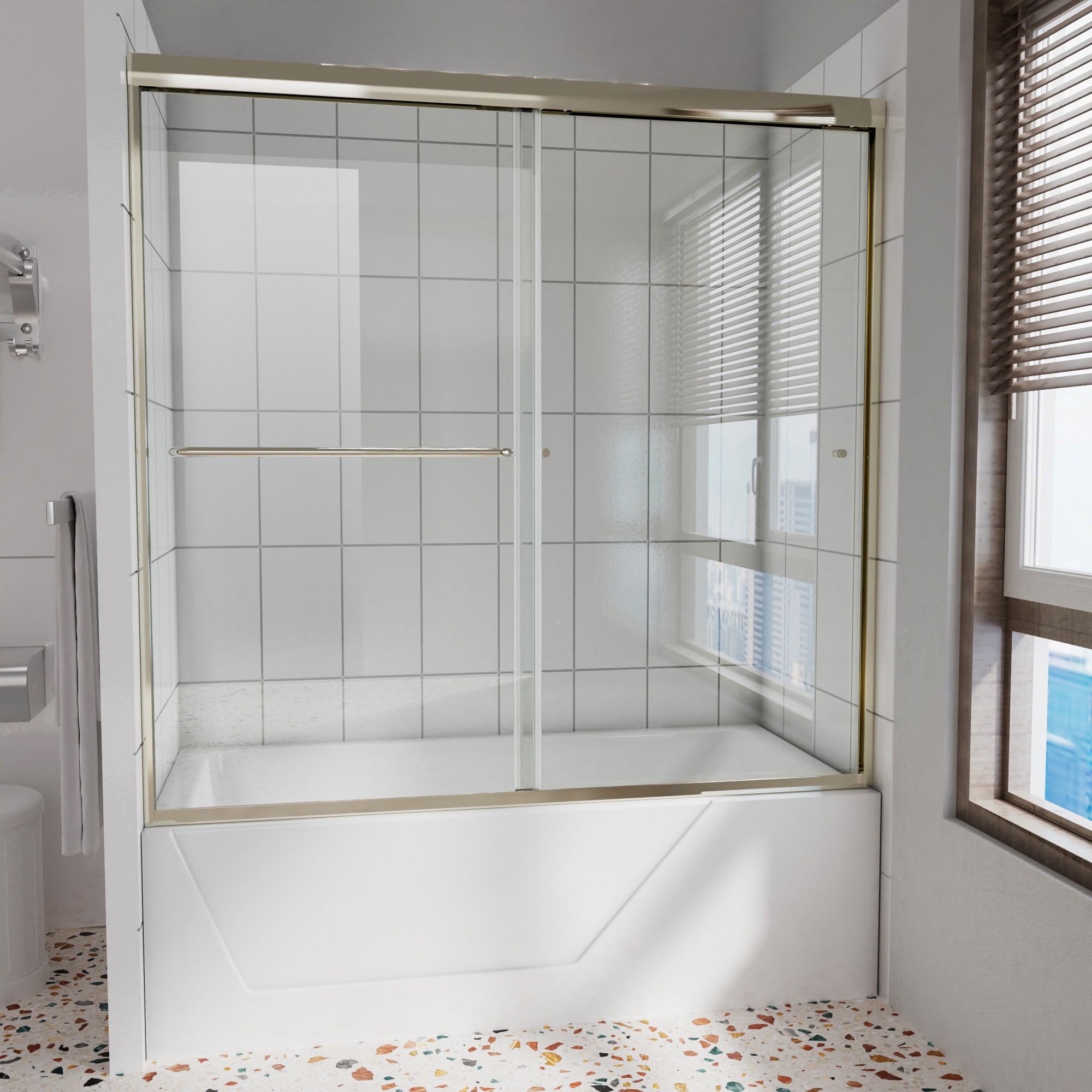 CASAINC EXB-B020-MB Shower-Doors - View #2