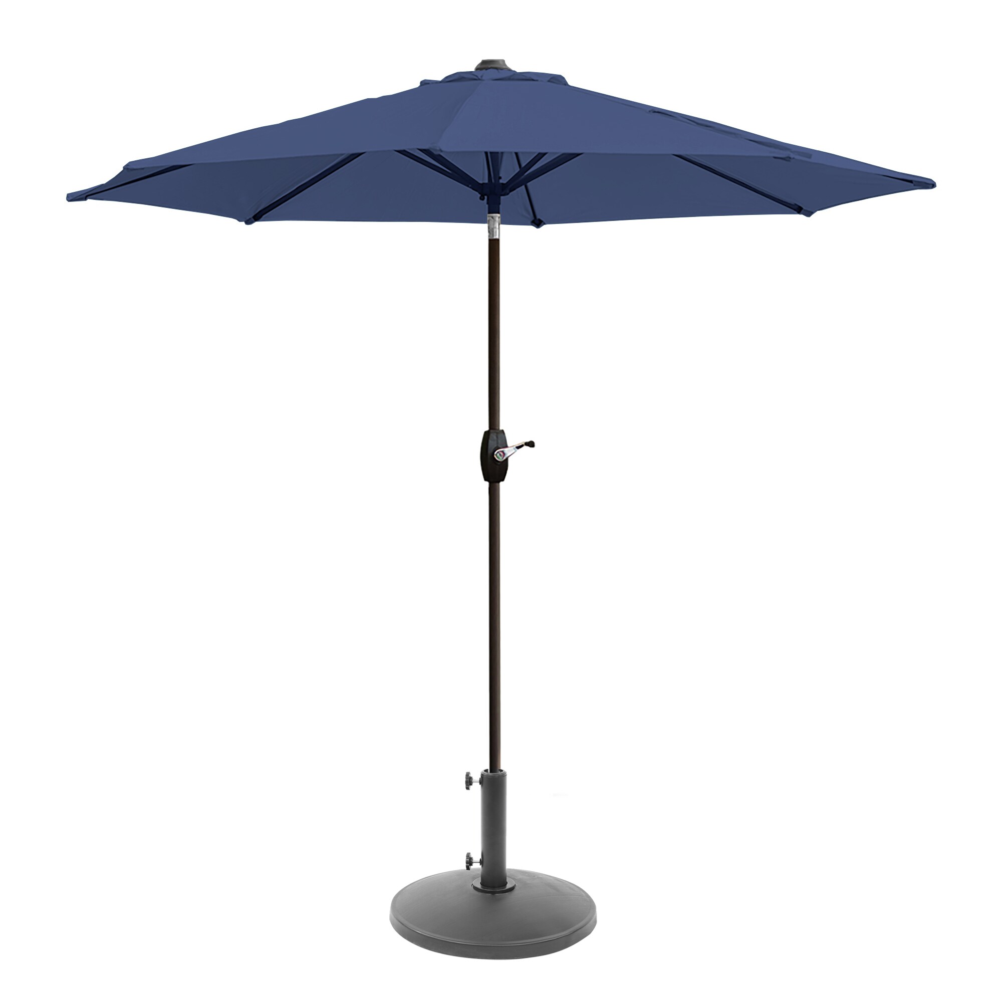 Westin Furniture 10.5-ft Push-button Tilt Garden Patio Umbrella with ...