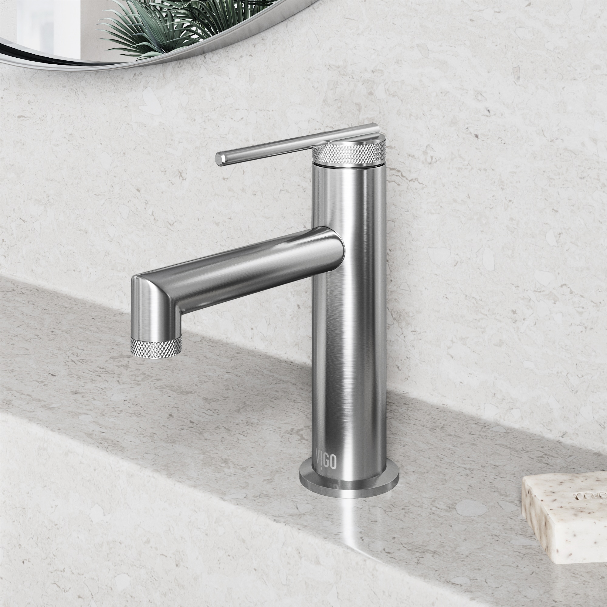 Sterling Brushed Nickel Single Handle Bathroom Faucet