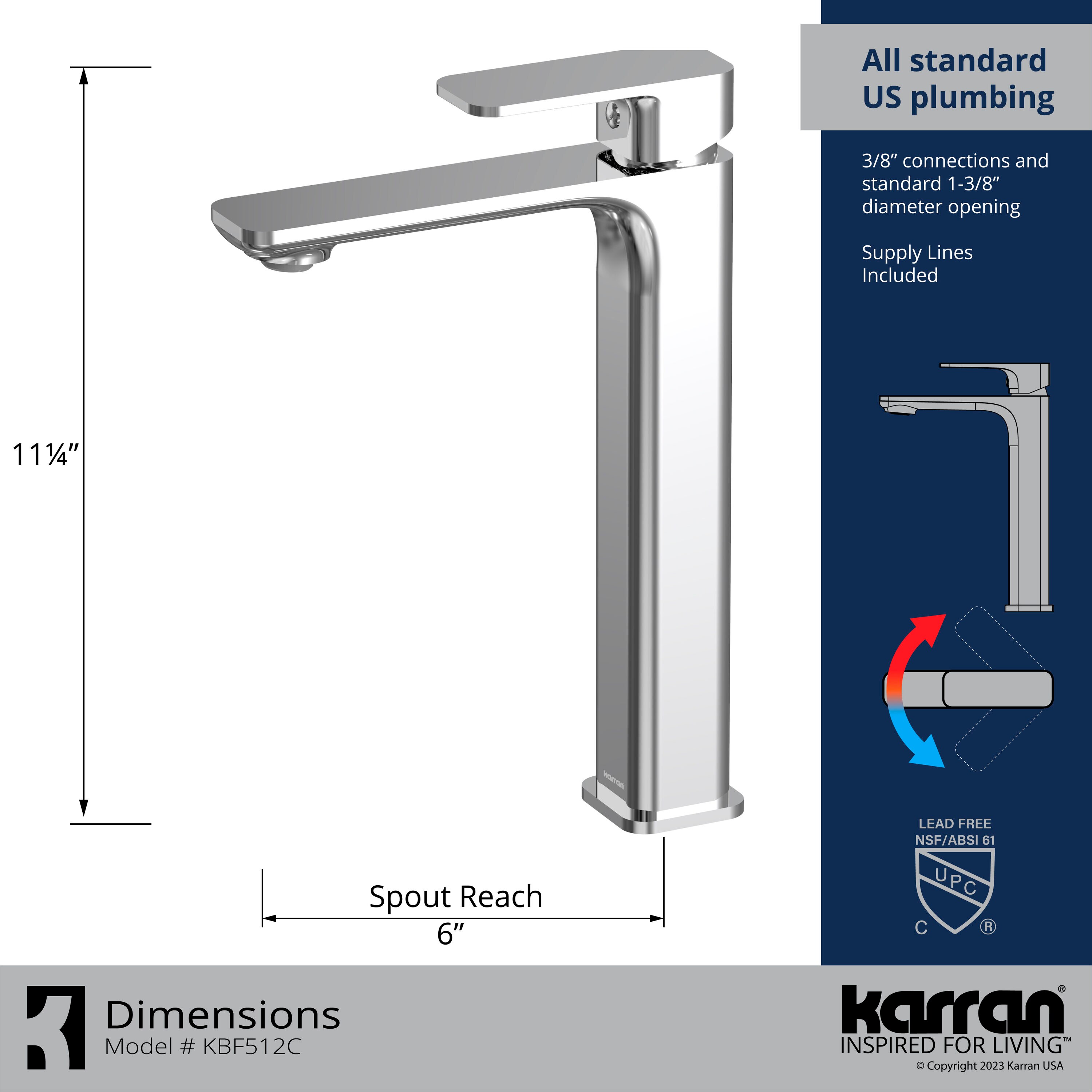 Karran KBF512C Lavatory-Faucets - View #5