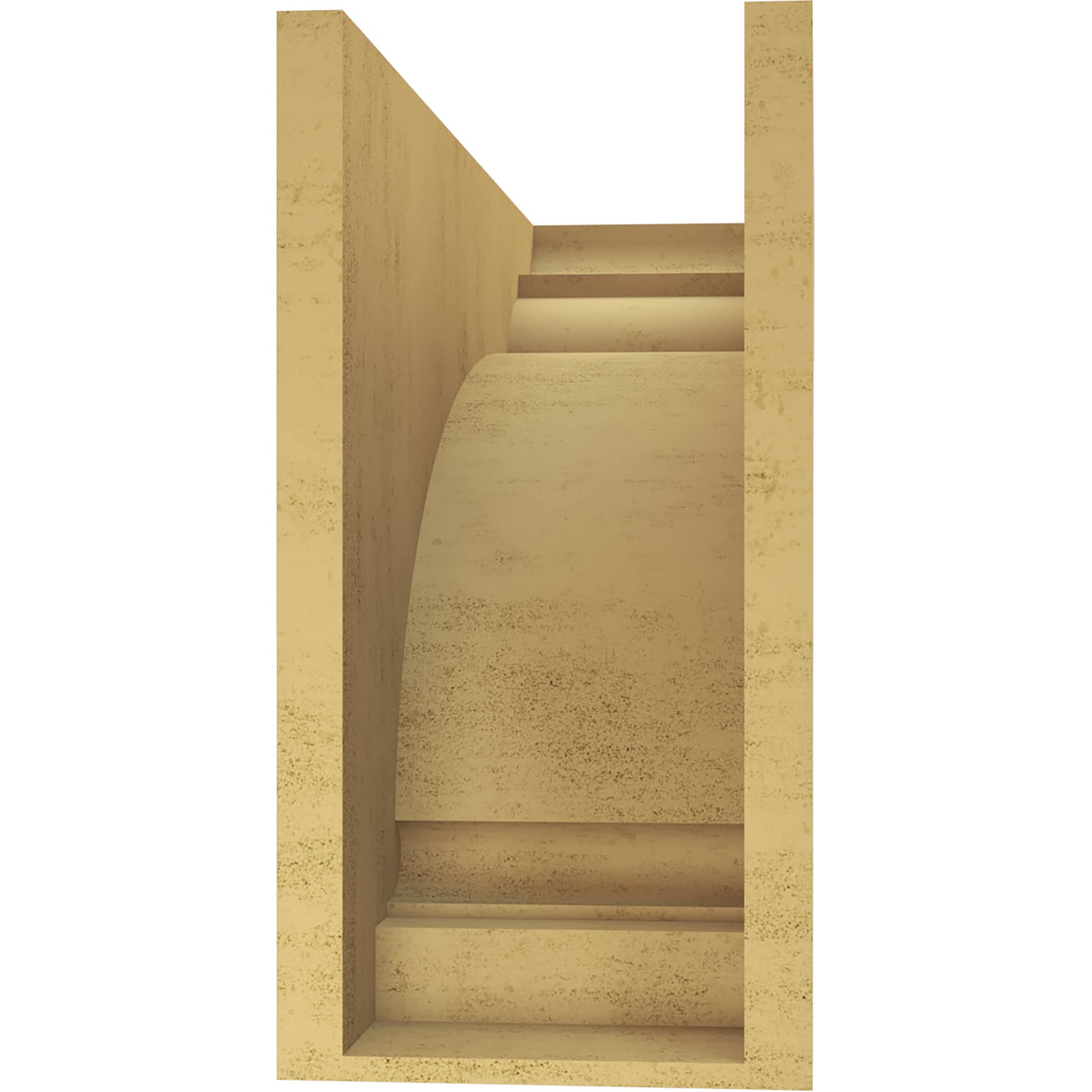 Ekena Millwork CORU08X24X16HUGRCPR corbels - View #4