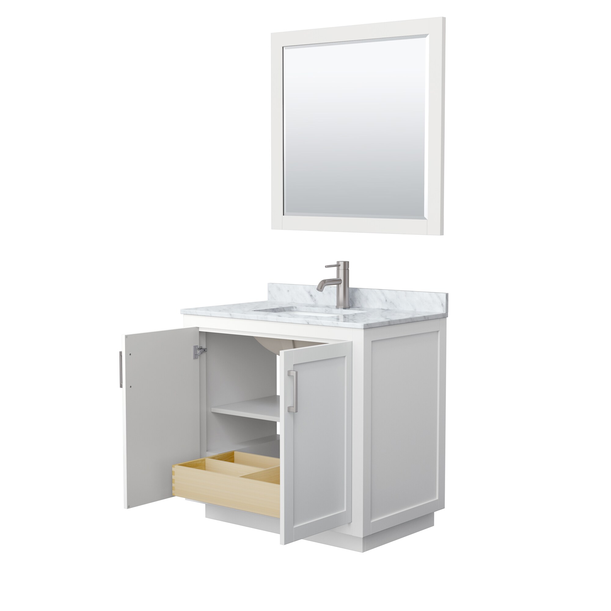 Wyndham Collection WCF292936SWHCMUNSM34 Bath-Vanity-Combo - View #3
