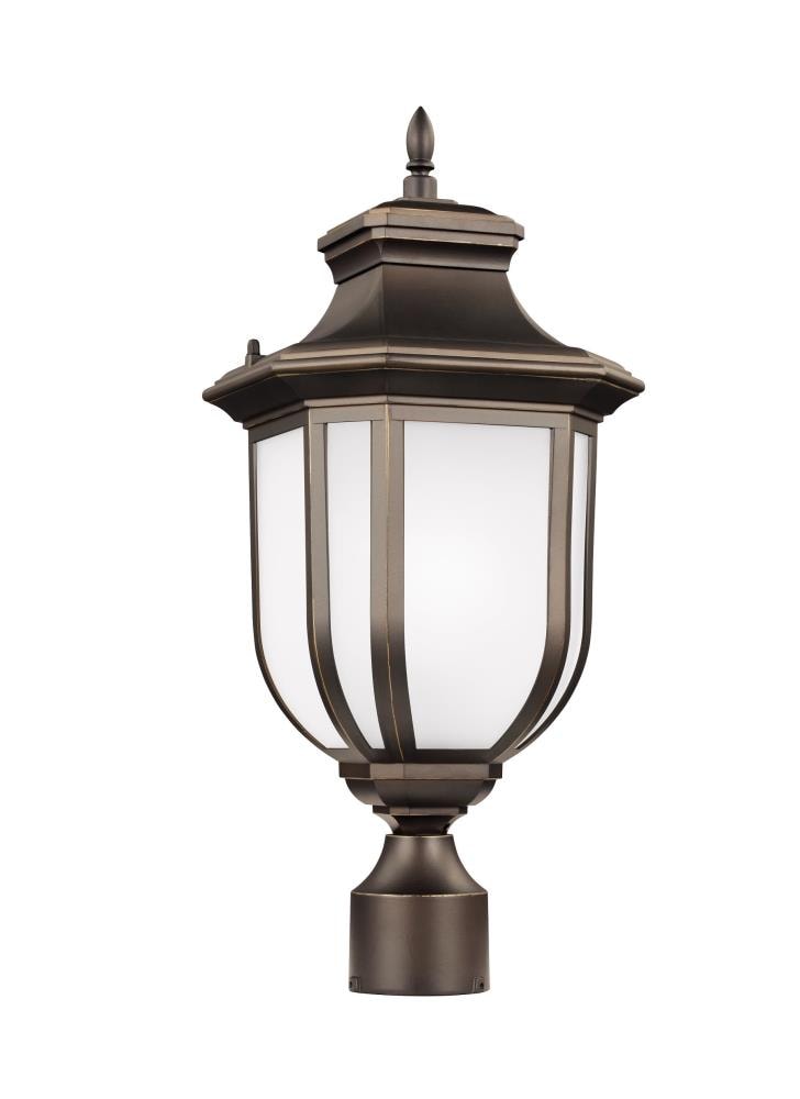 Generation Lighting 8236301-71 Childress 20.5000-in H Antique Bronze Hardwired Incandescent Post light