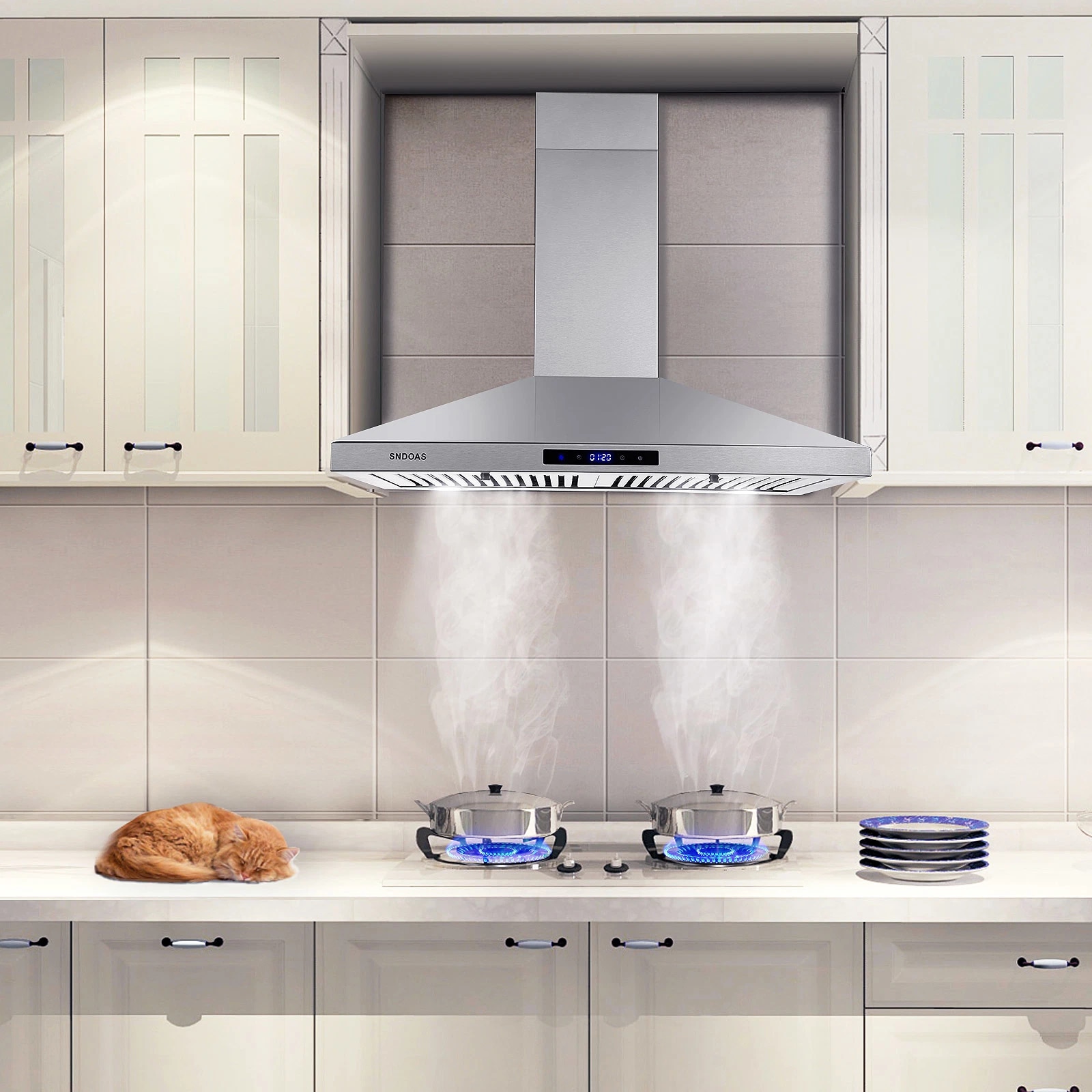 Damerin T11234 Wall-Mounted-Range-Hoods - View #6