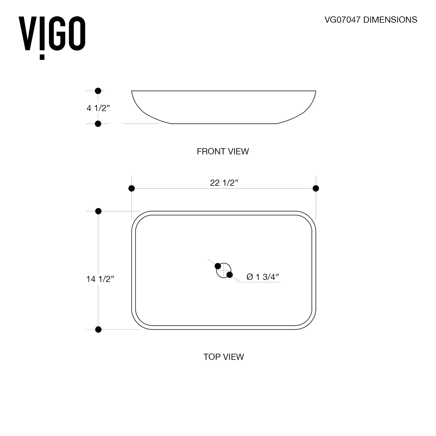 VIGO VGT301 Bath-Sink - View #8