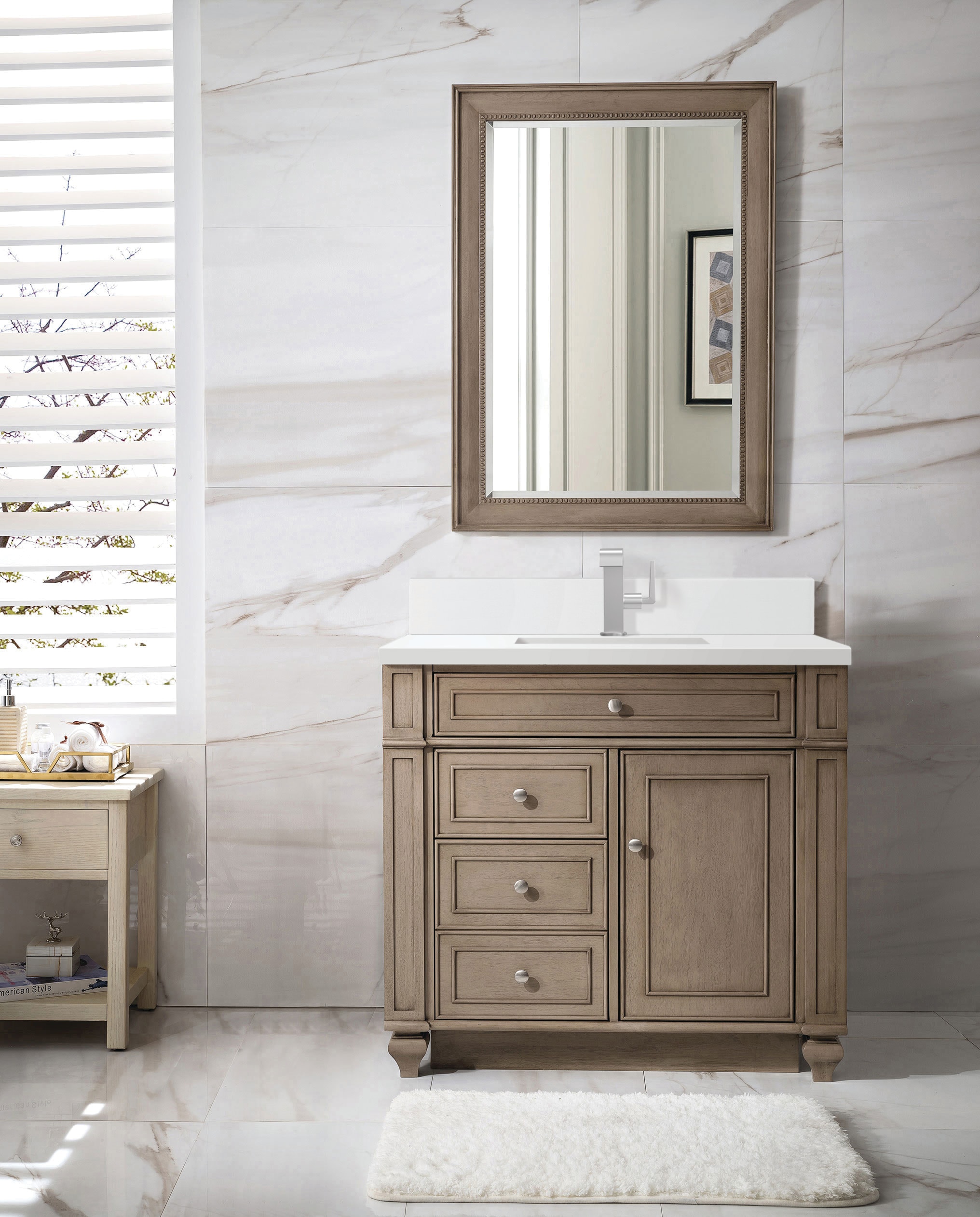 James Martin Vanities 157-V36-WW-1WZ Bath-Vanity-Combo - View #2