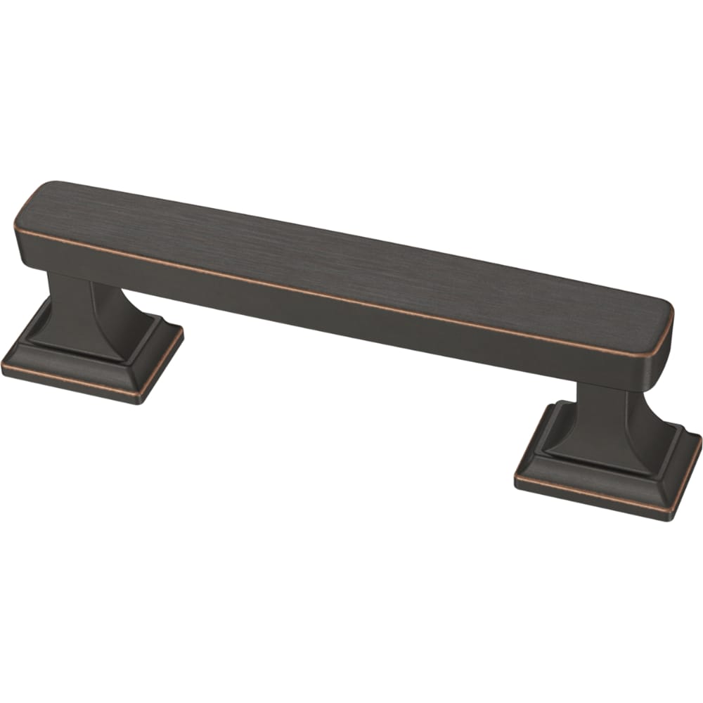 Brainerd P39949W-VBC-CP Pedestal 3-in , 76mm Center to Center Bronze with Copper Highlights Rectangular Handle