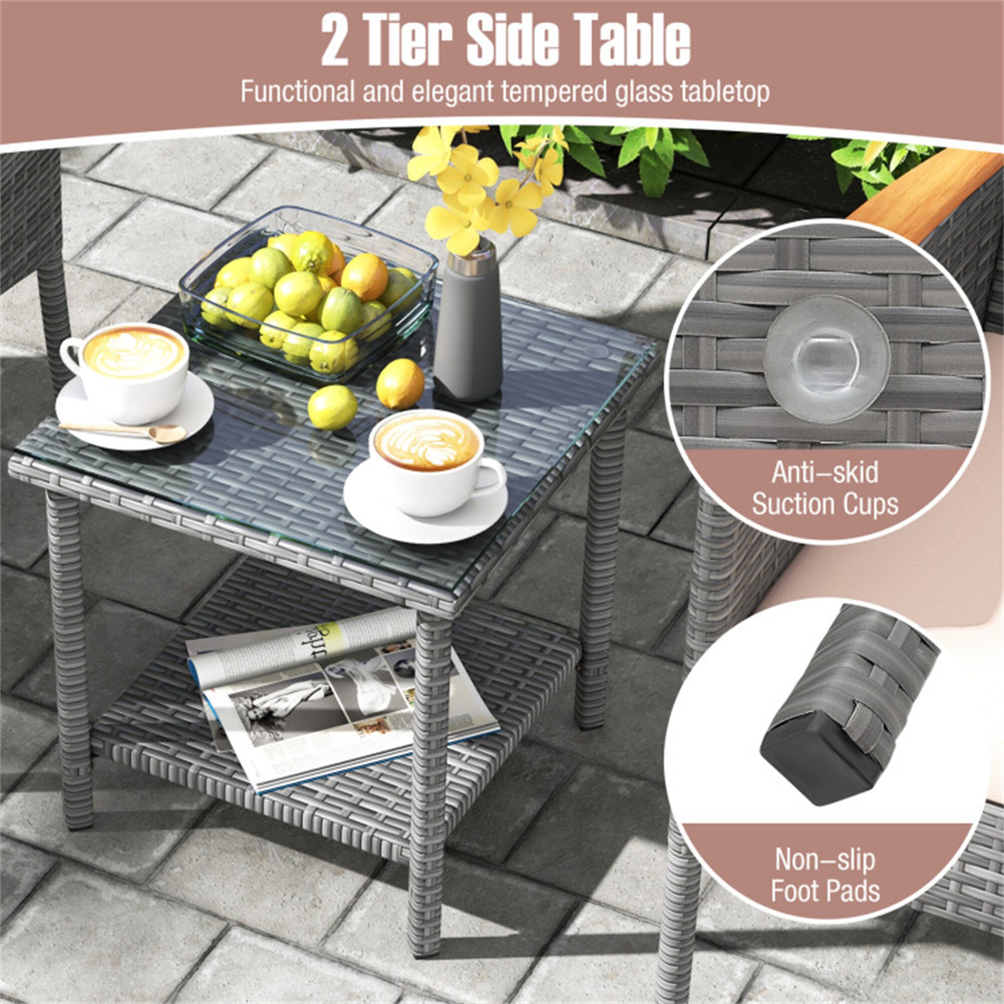 BABOOM BOM-70955NY-CO Patio-Conversation-Sets - View #8