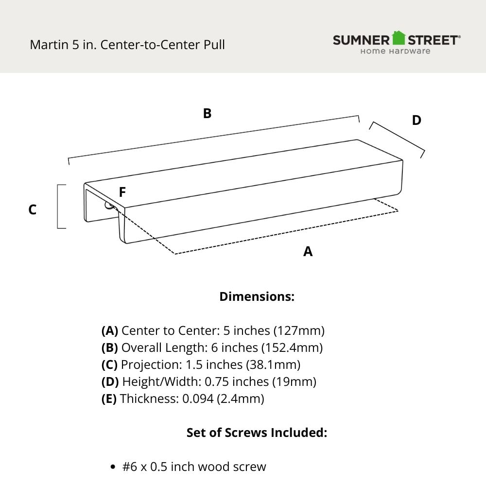 Sumner Street Home Hardware RL063194 Cabinet-Pulls - View #9