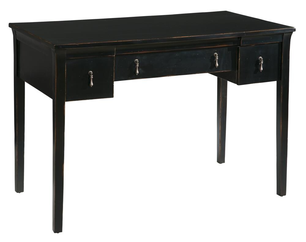 traditional black desk