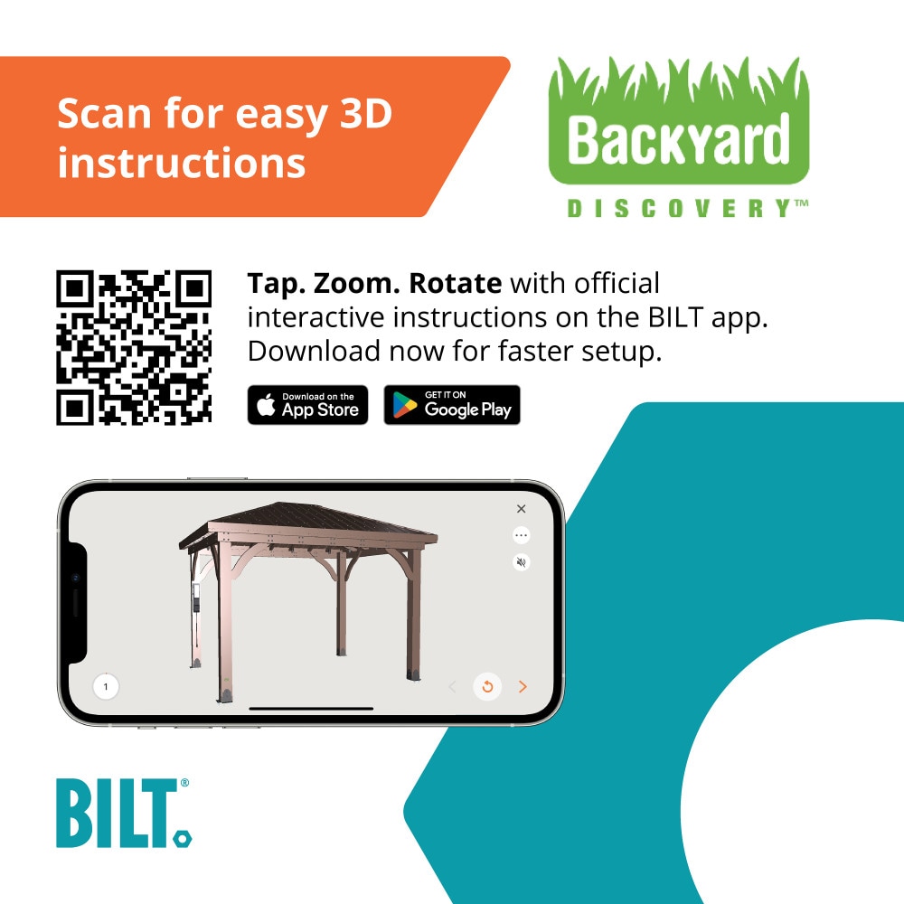 Backyard Discovery 2206076COM Wood-Resin-Gazebos - View #11