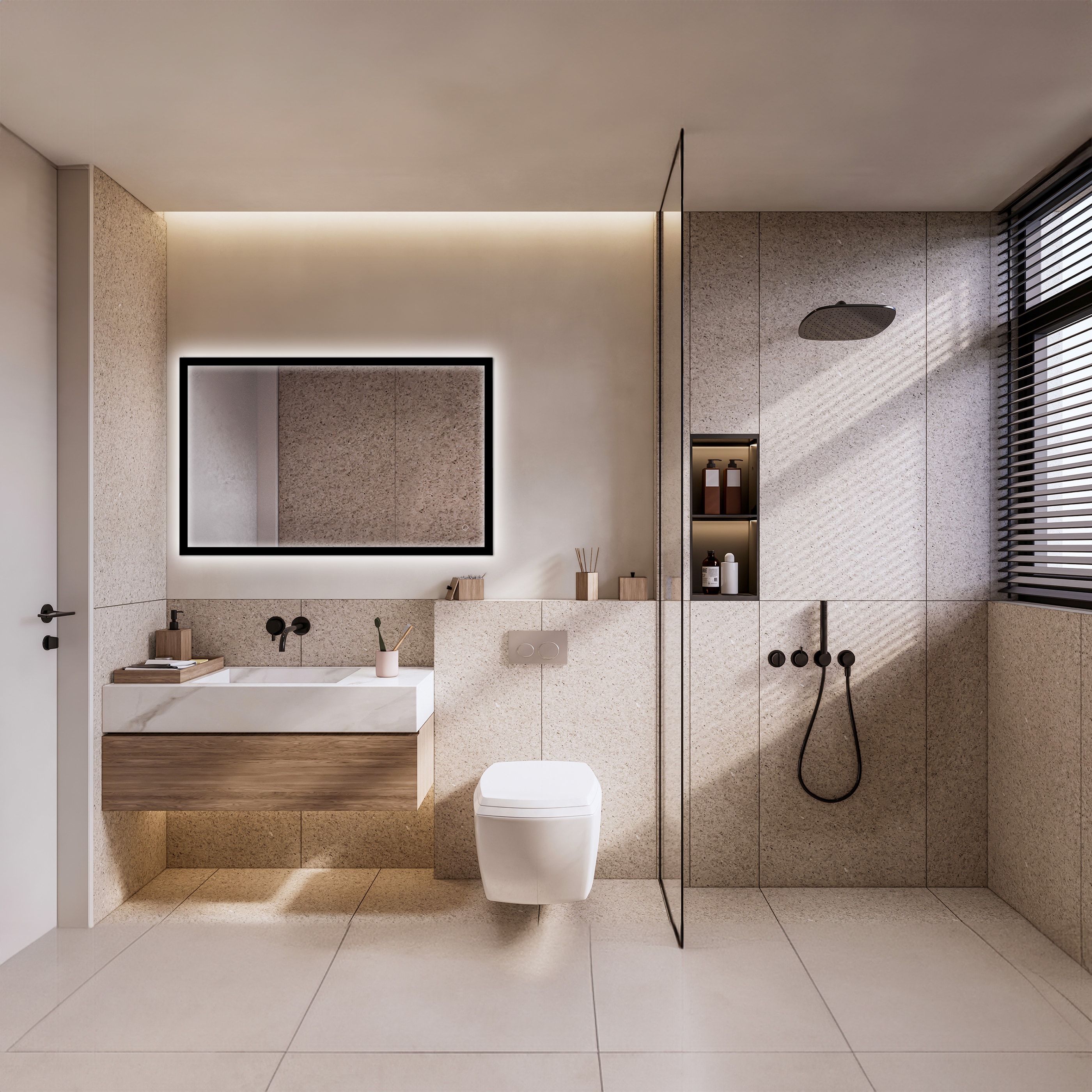 Dreamwerks DW-LAMC-E0052 Framed-Bath-Mirrors - View #3