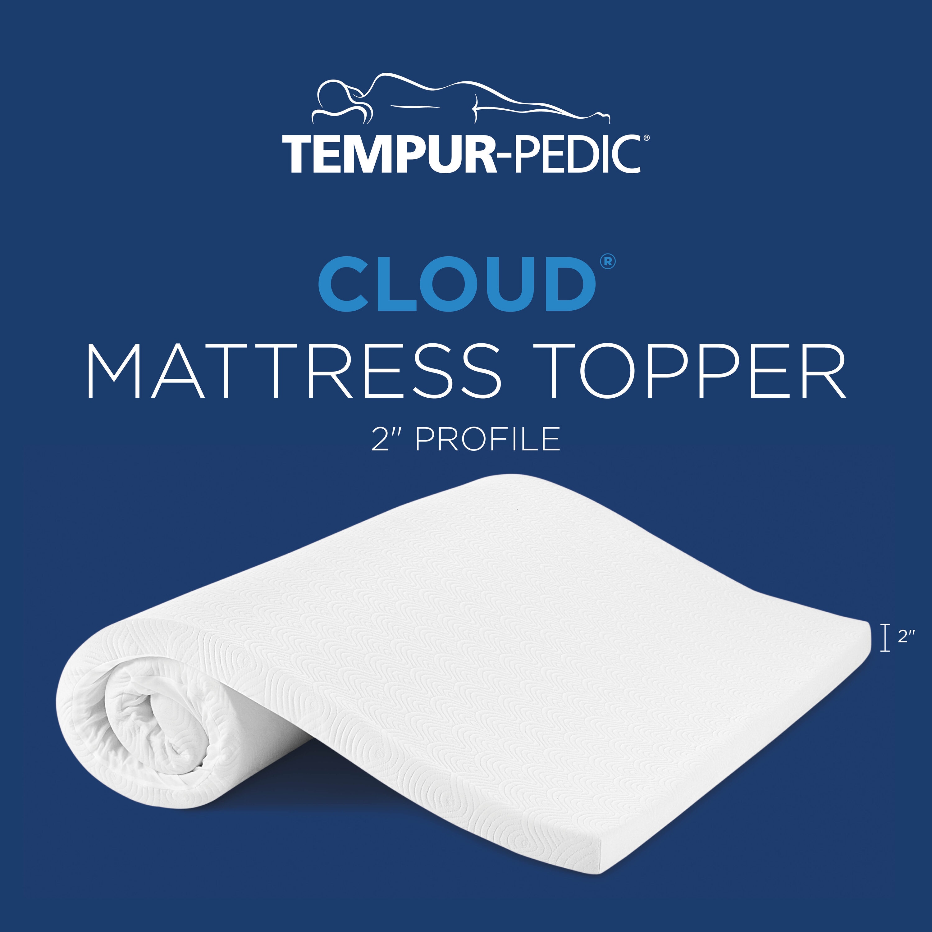 King Off-White Visco Elastic Foam Mattress Topper