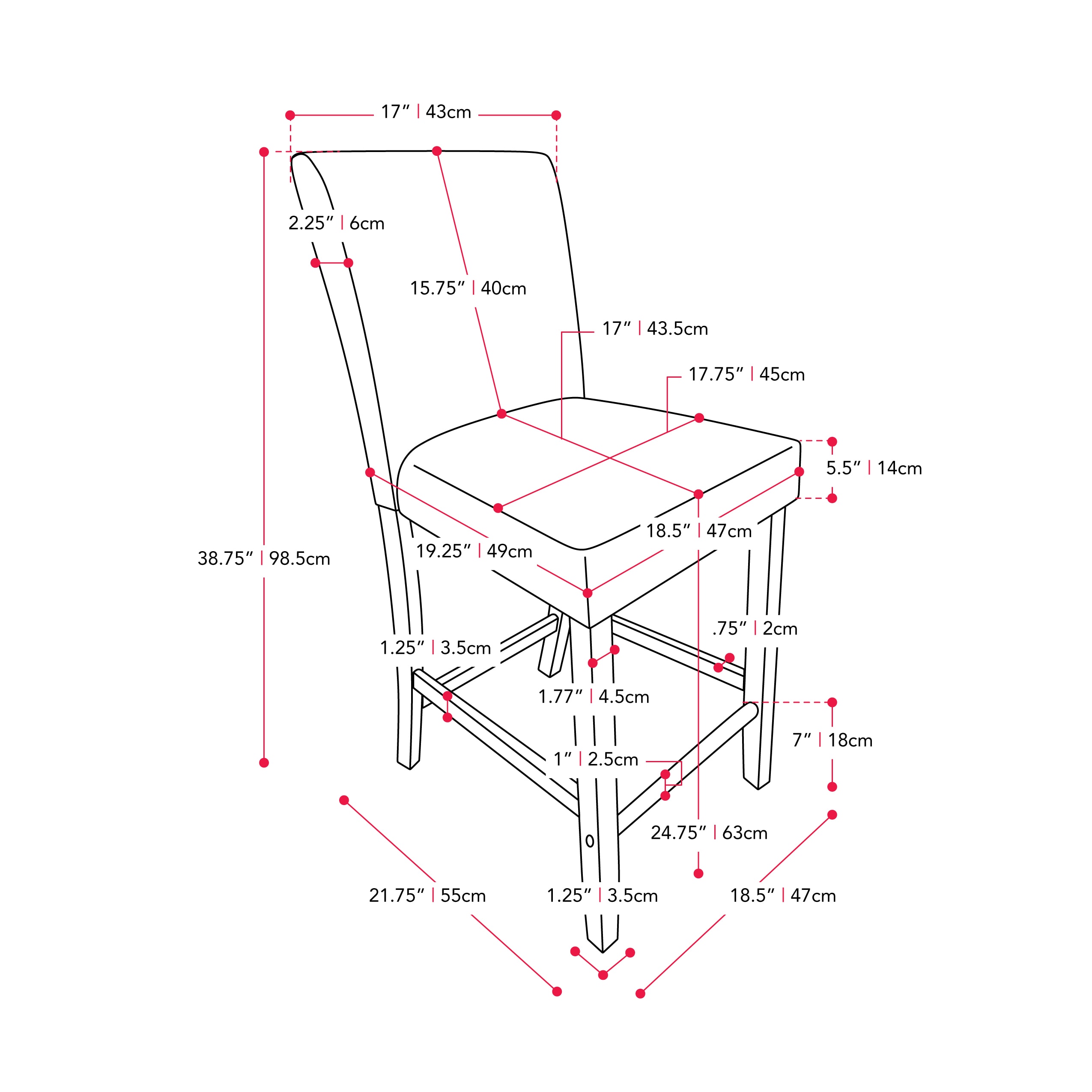 Laura Gray Fabric and Wood Counter Height Barstool with Steel Footrest