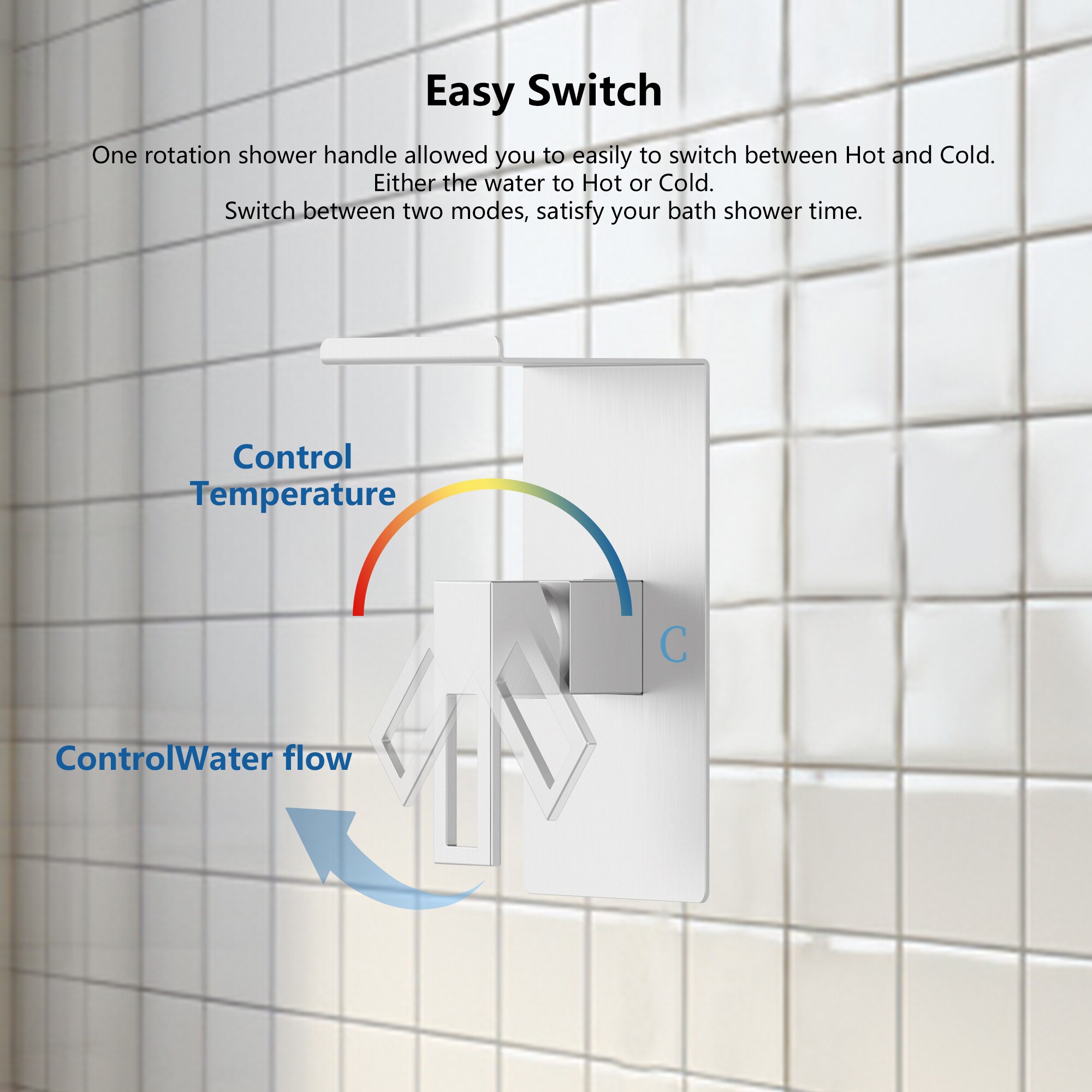 WELLFOR WA15014NS02 Tub-Shower-Faucets - View #5