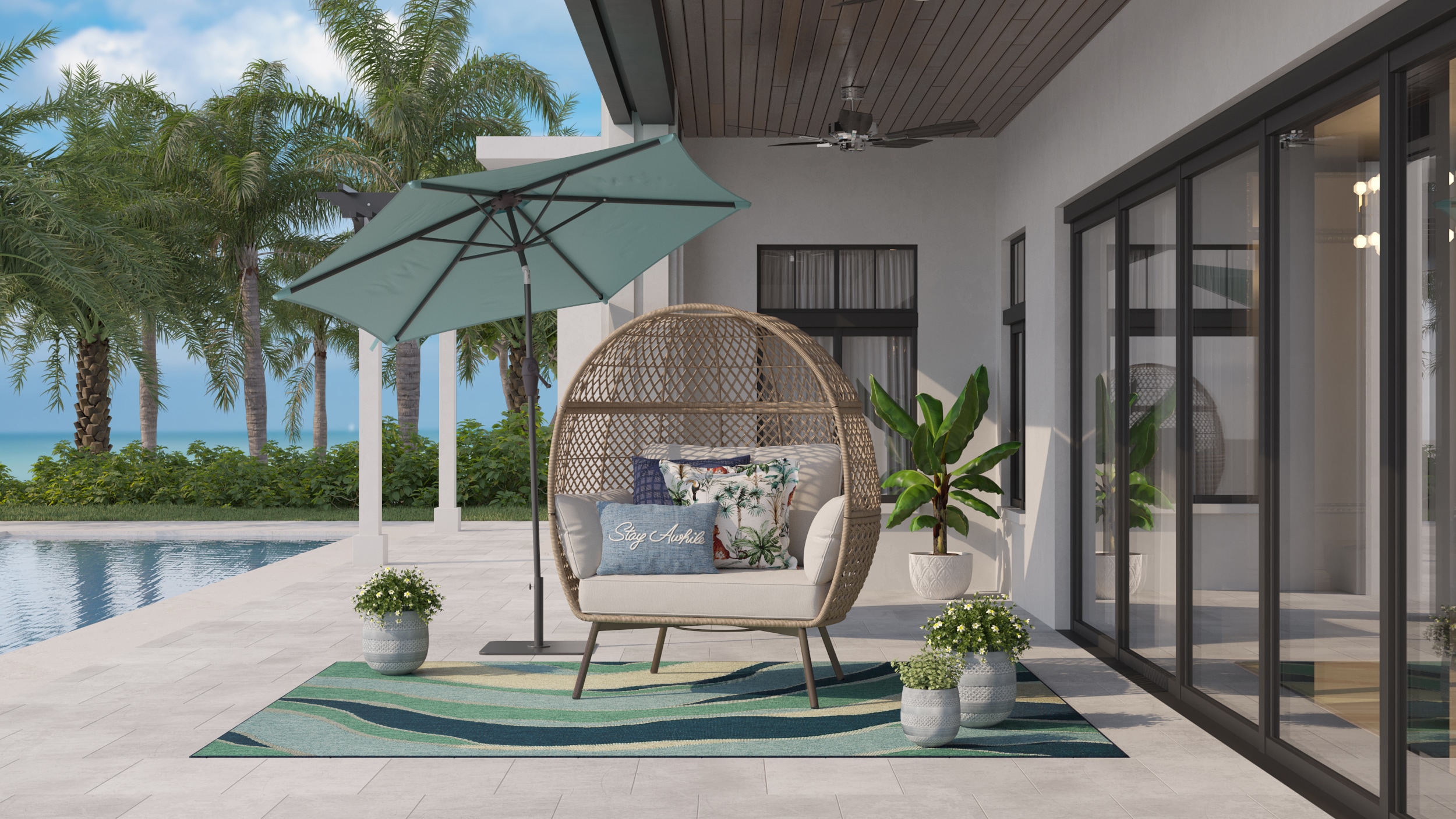 allen + roth LOS23022-EC004 Patio-Chairs - View #2