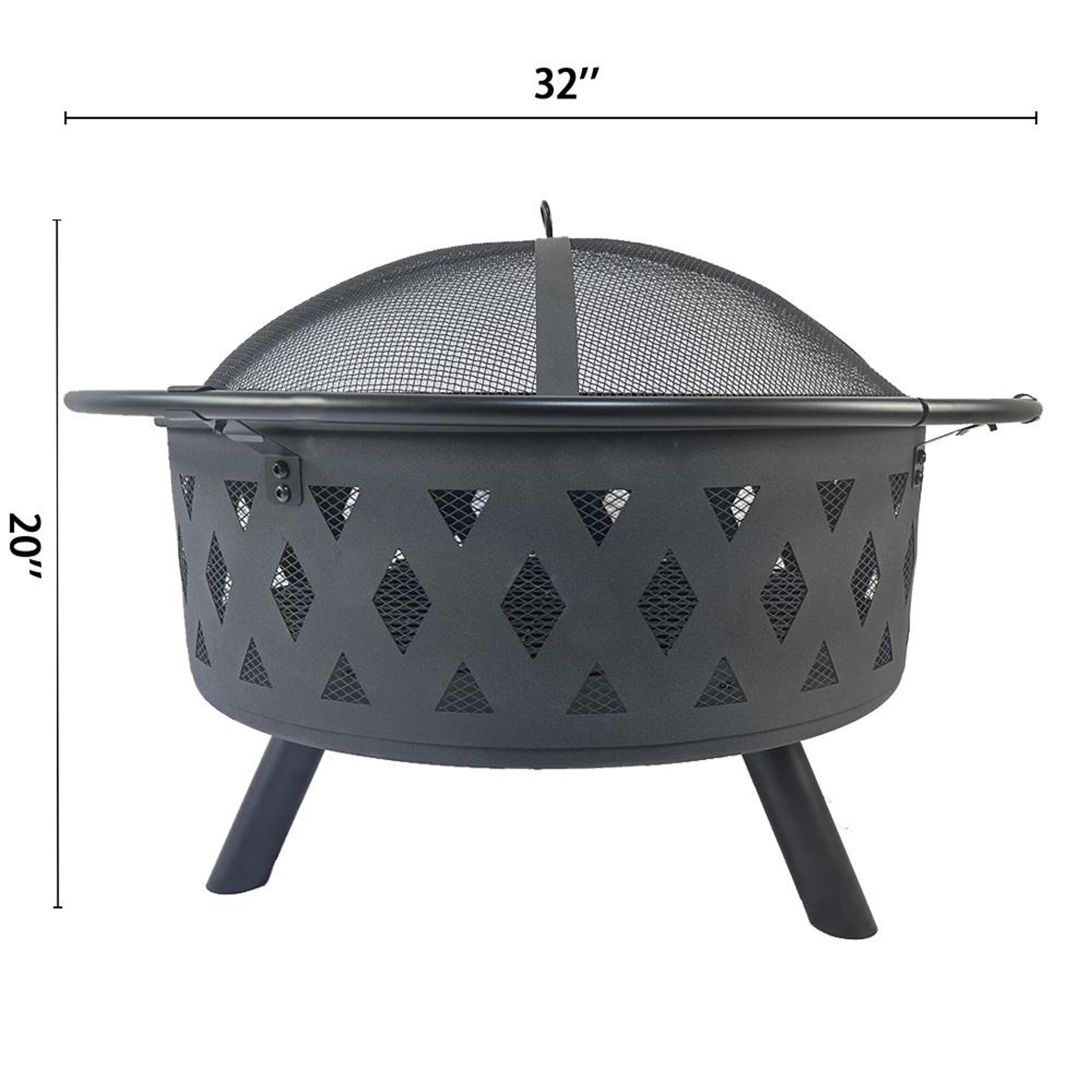 Bayfeve BFQS-54205-FP Outdoor-Woodburning-Firepits - View #5