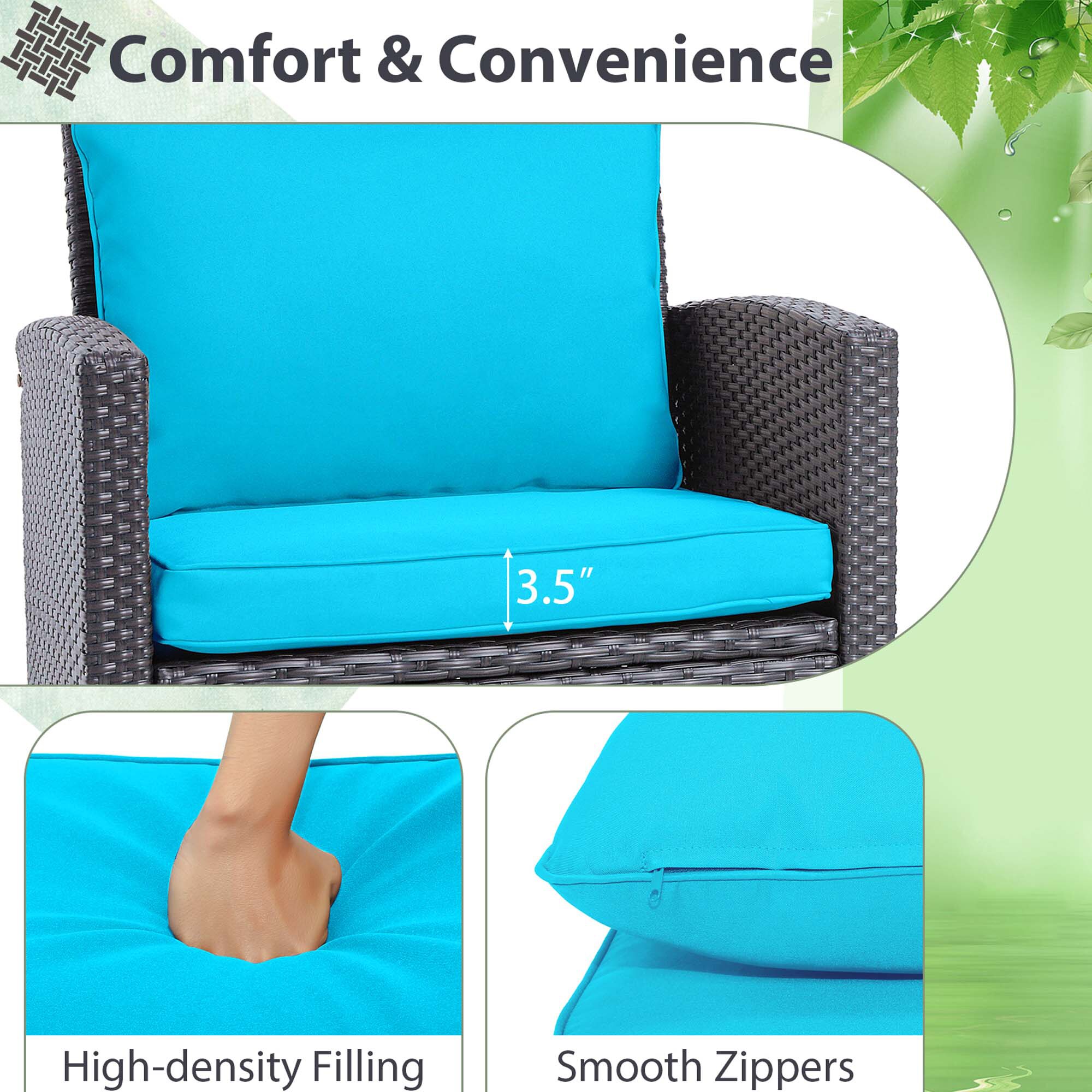 Costway LWS00030 Patio-Conversation-Sets - View #6