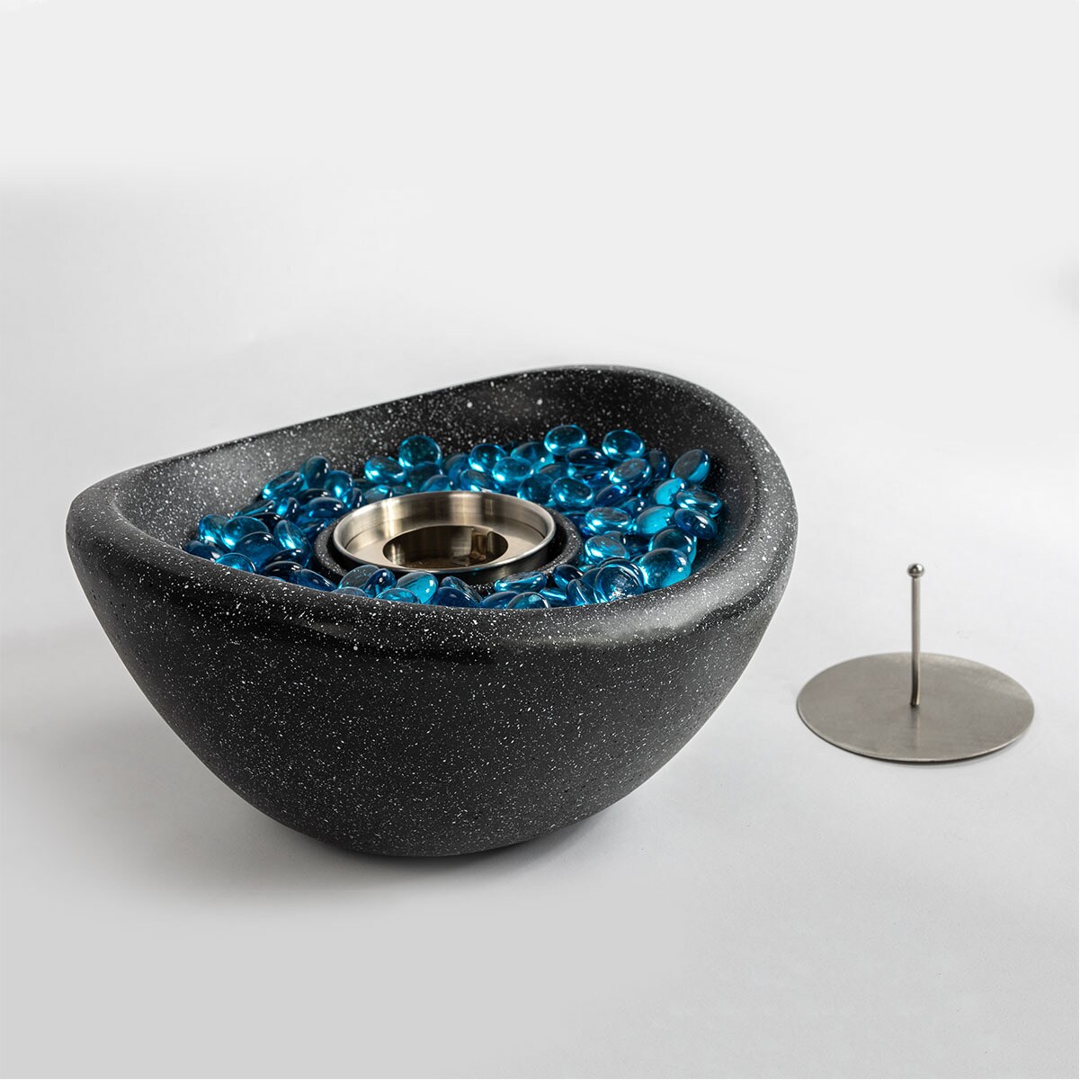 Maocao Hoom BH68397 11.42-in x 10.83-in Ethanol fuel Fireplace