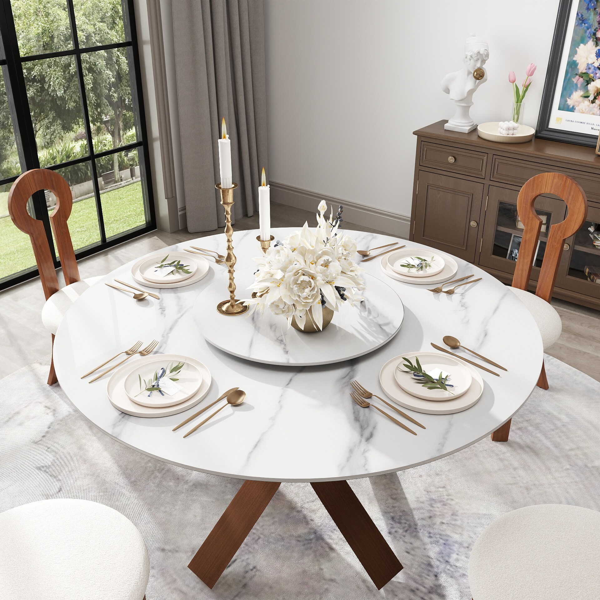BuotiqHom DH-B-135W60-2R Dining-Tables - View #2