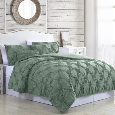 Amrapur Overseas Alanis Jade Abstract, Sage Green Bedspreads King Size