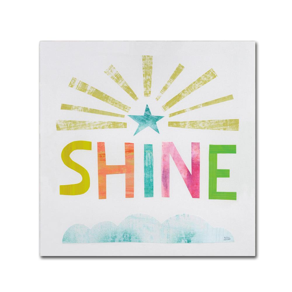 Trademark Fine Art WAP01247-C1414GG Framed 14-Inches H x 14-Inches W Inspirational Canvas Print