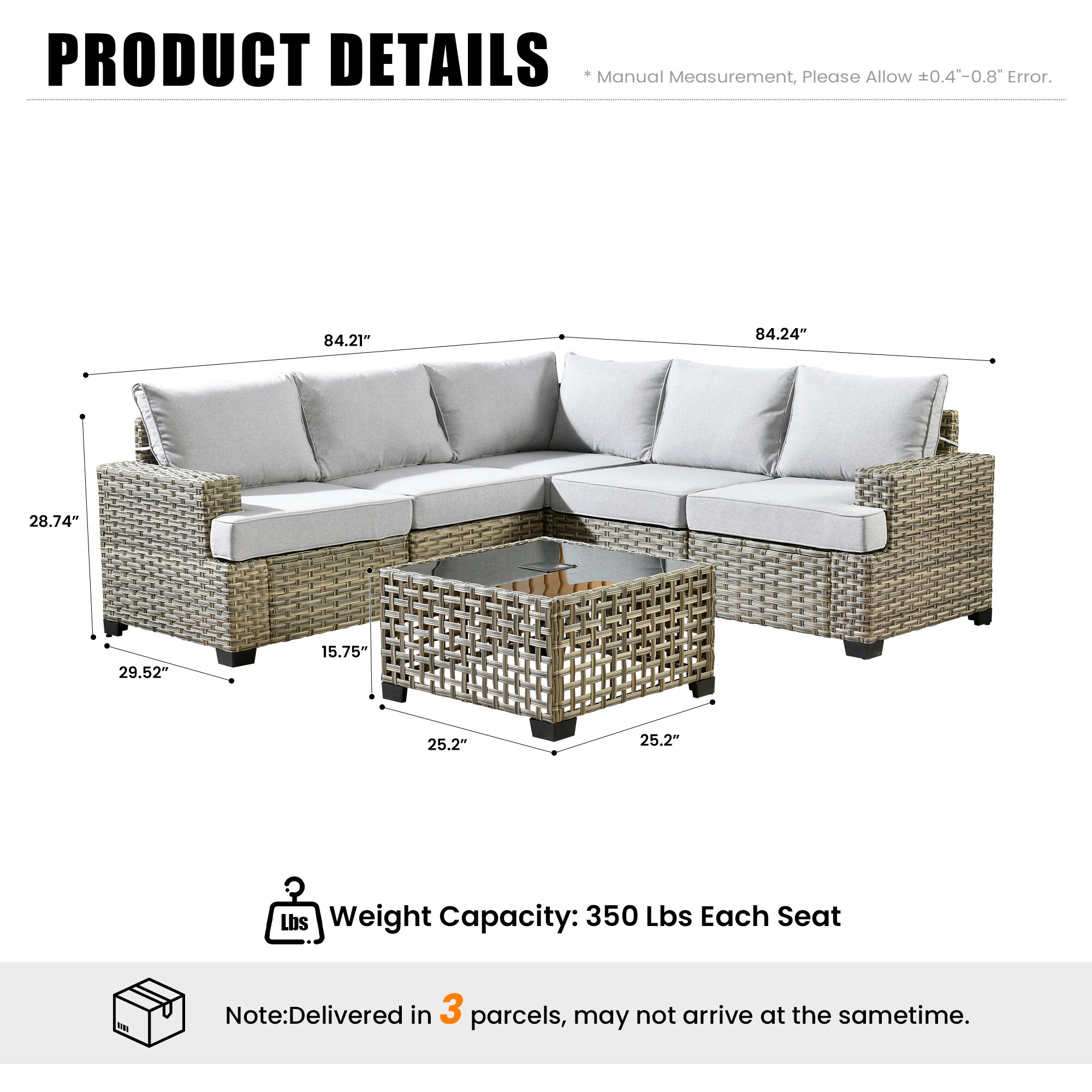 Caodoc L5-TBS406-1 Patio-Sofas-Daybeds - View #6
