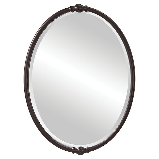 Oil Rubbed Bronze Beveled Wall Mirror, Brushed Bronze Wall Mirror