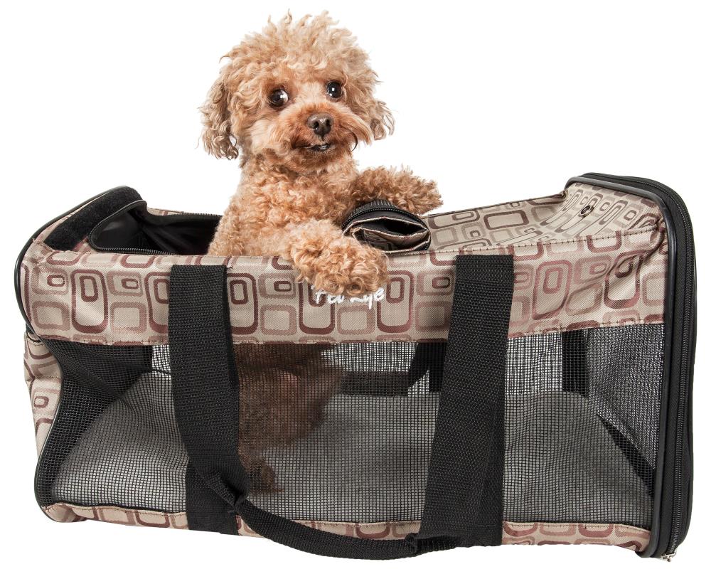 Airline Approved Small Dog Cat Car Travel Carrier Soft Plush Window Mesh  Cushion Luxury Pet Cages Carriers Kennel Bag - Buy Airline Approved Small  Dog Cat Car Travel Carrier Soft Plush Window