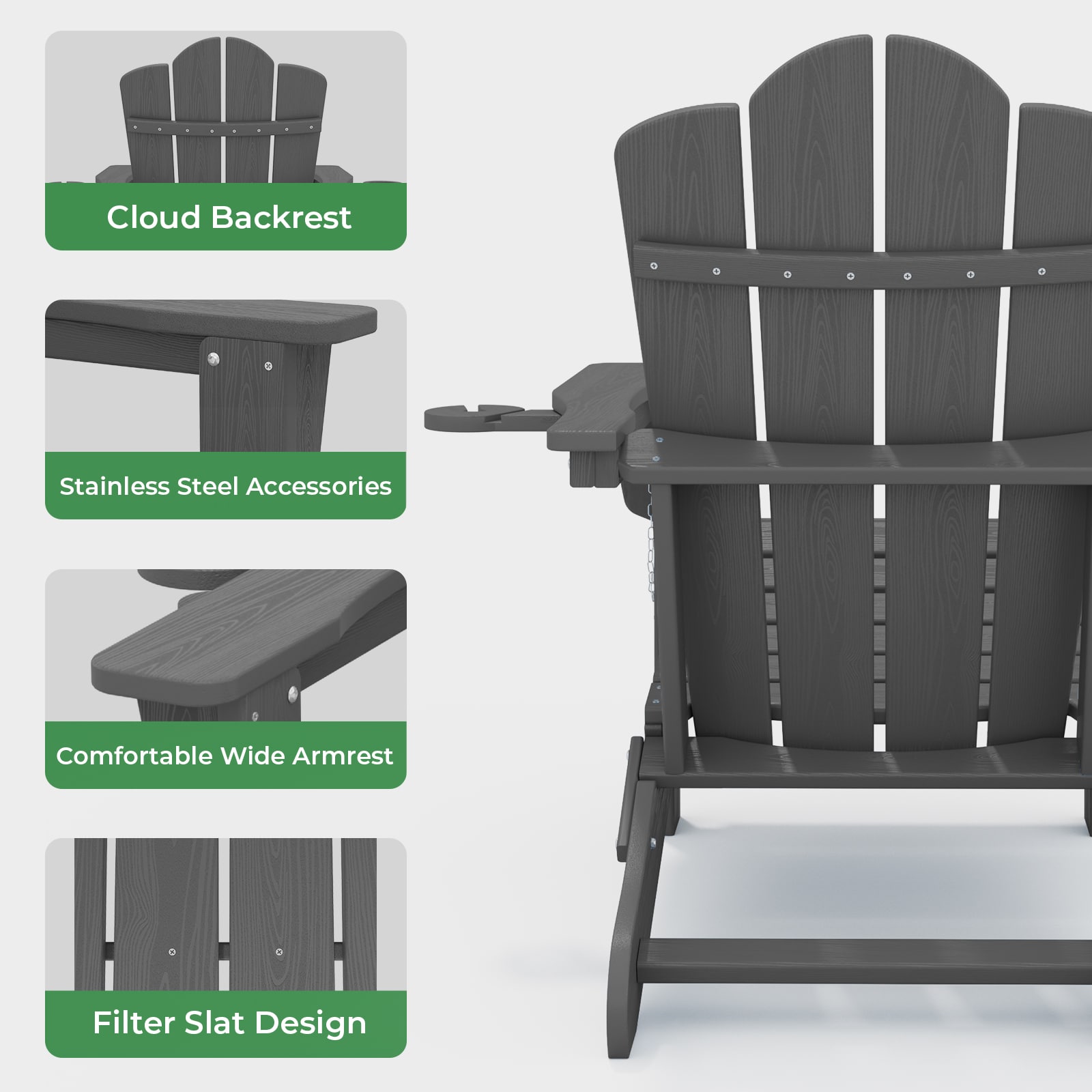 JEAREY JJWDY-GY Patio-Chairs - View #5