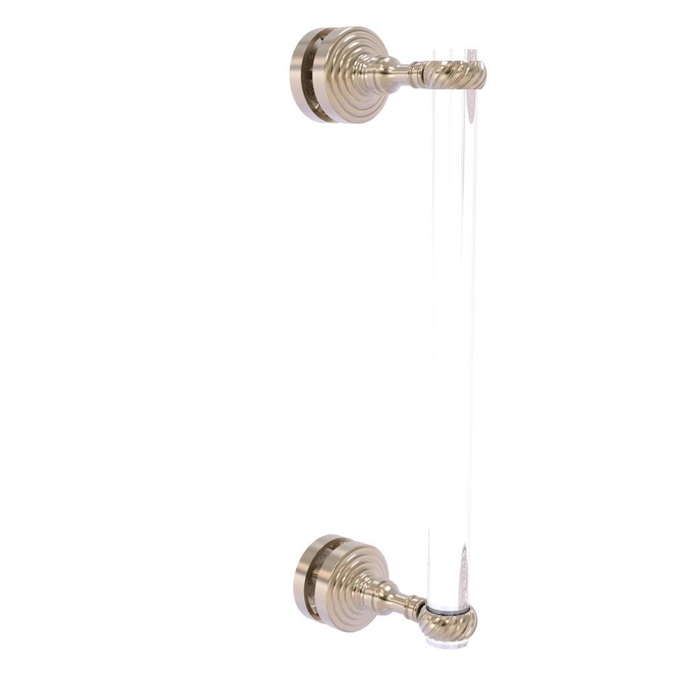 Allied Brass PG-407T-12SM-PEW Pewter 12-Inches Hinged shower door Handle