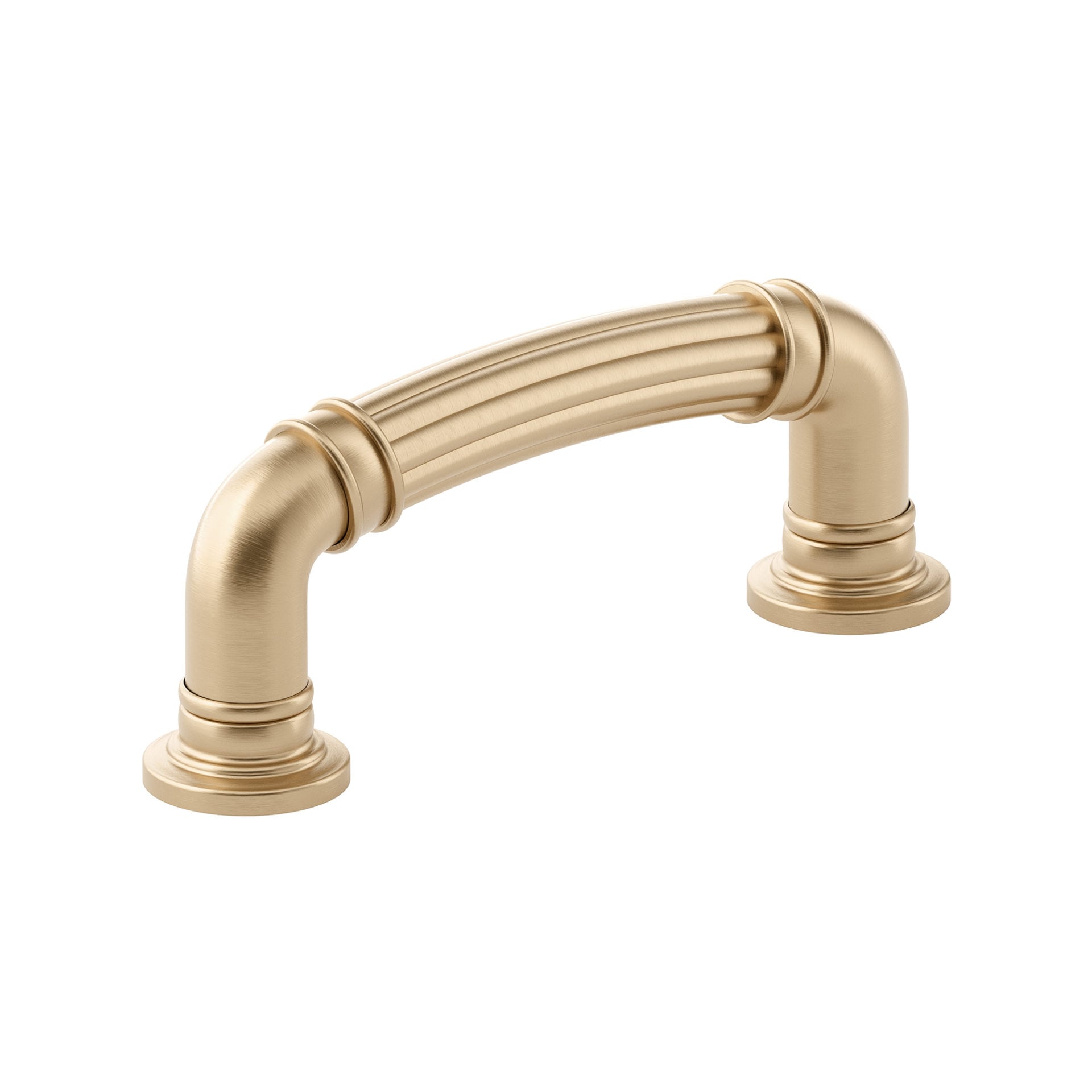 Richelieu BP88183CHBRZ Casoria 3-in , 76mm Center to Center Champagne Bronze Arch Handle