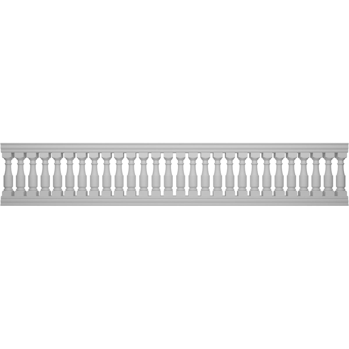 Ekena Millwork BALK38X192HMG FiberThane 16-Feet x 38-Inches Hamilton Fiberglass Deck Rail Kit