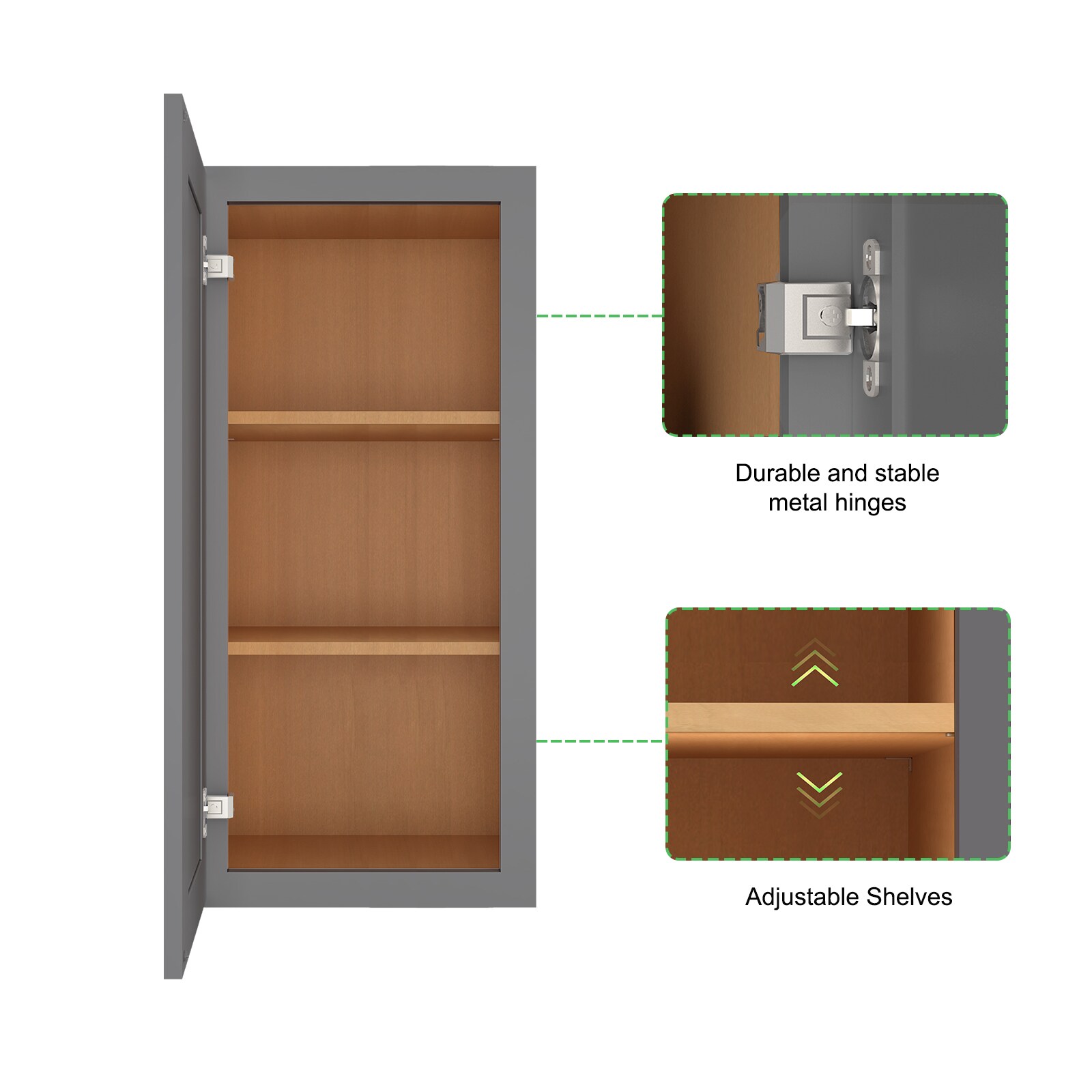 LOVMOR SG-W1830-LOWES Cabinets-Kitchen - View #3