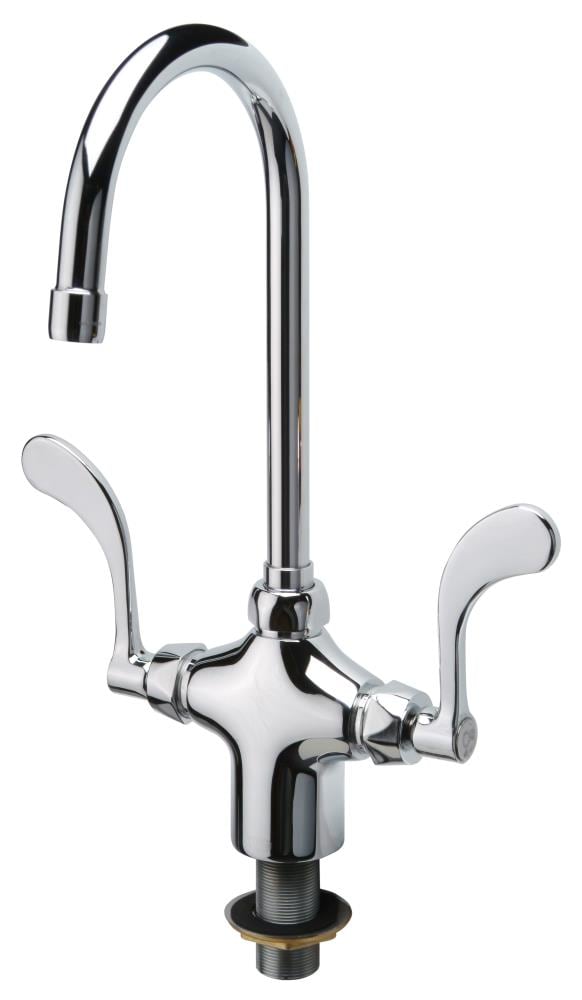 Zurn Z826B4-XL AquaSpec PolishedChrome Single hole 2-handle High-arc Commercial/Residential Handle Bathroom Sink Faucet