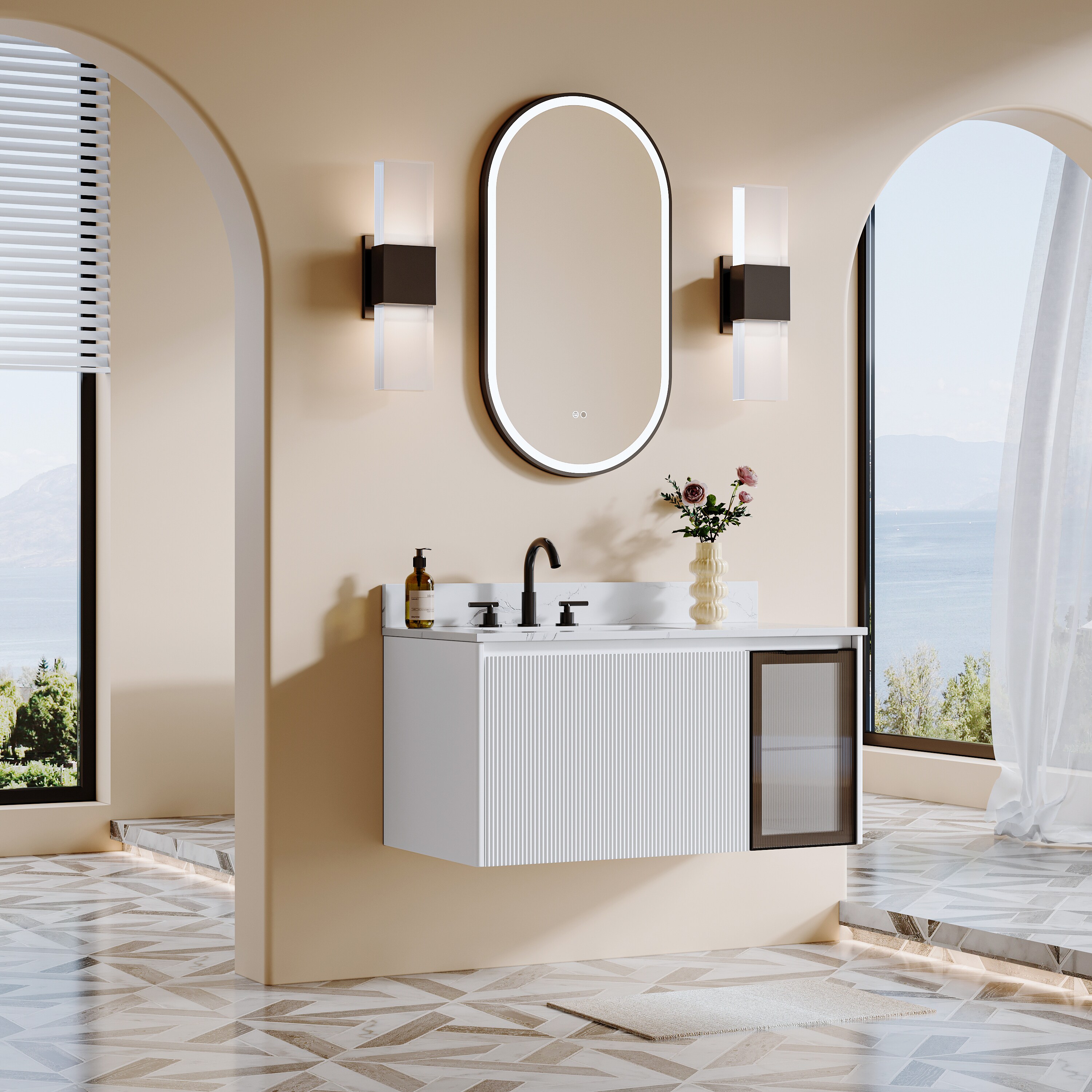 WELLFOR YAH-MSL2436 Framed-Bath-Mirrors - View #12