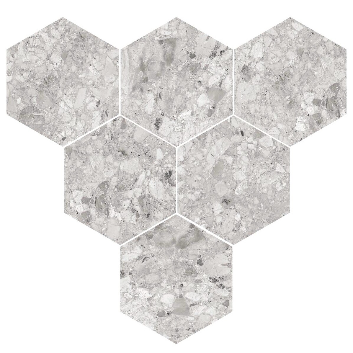 Giorbello Ceppo Silver 10-in x 10-in Glazed Porcelain Stone Look Floor and Wall Tile (17.36-sq. ft/ Carton)