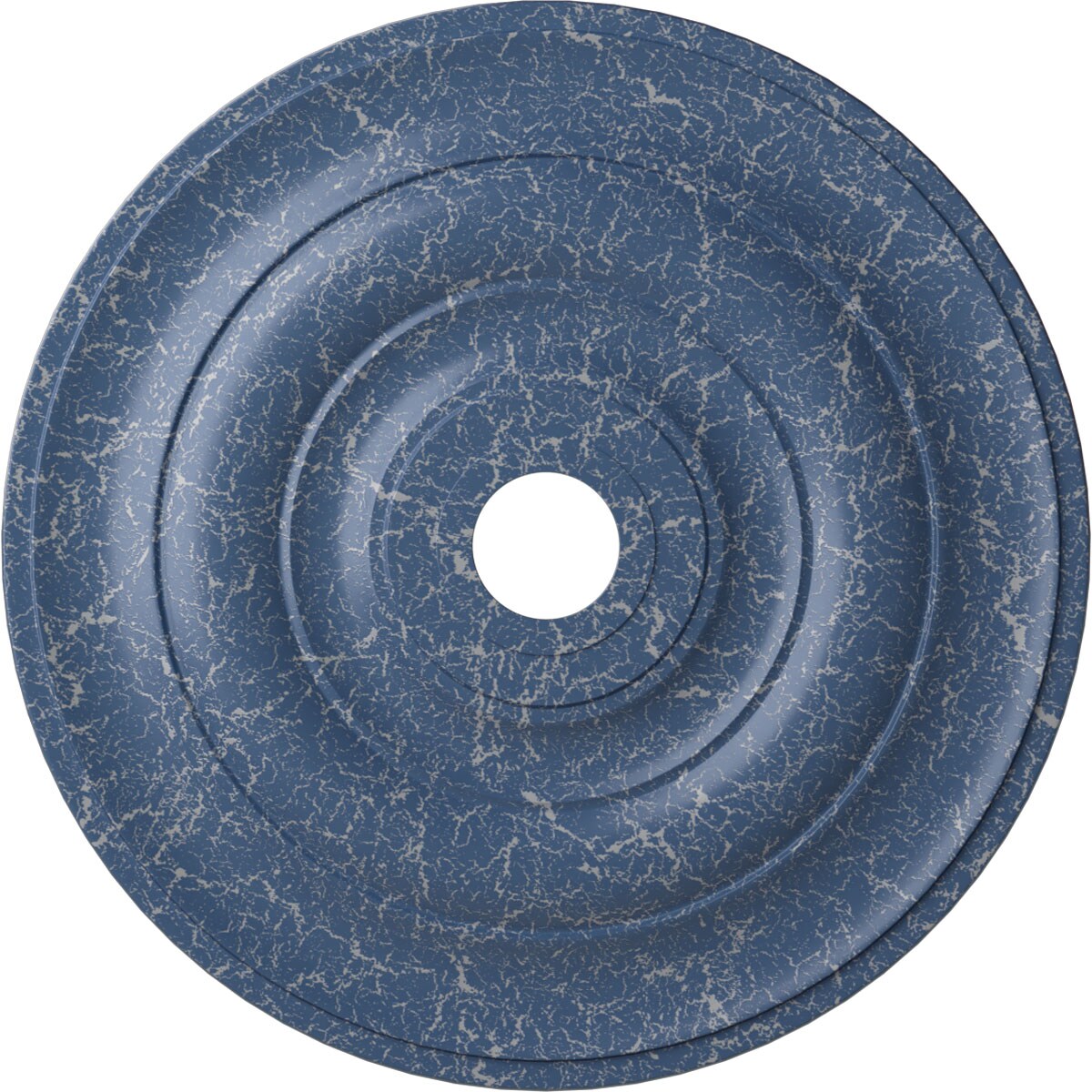 Ekena Millwork CM26JEAMC Jefferson 26.5-in W x 26.5-in L Painted Americana Crackle Polyurethane Whole Ceiling Medallion