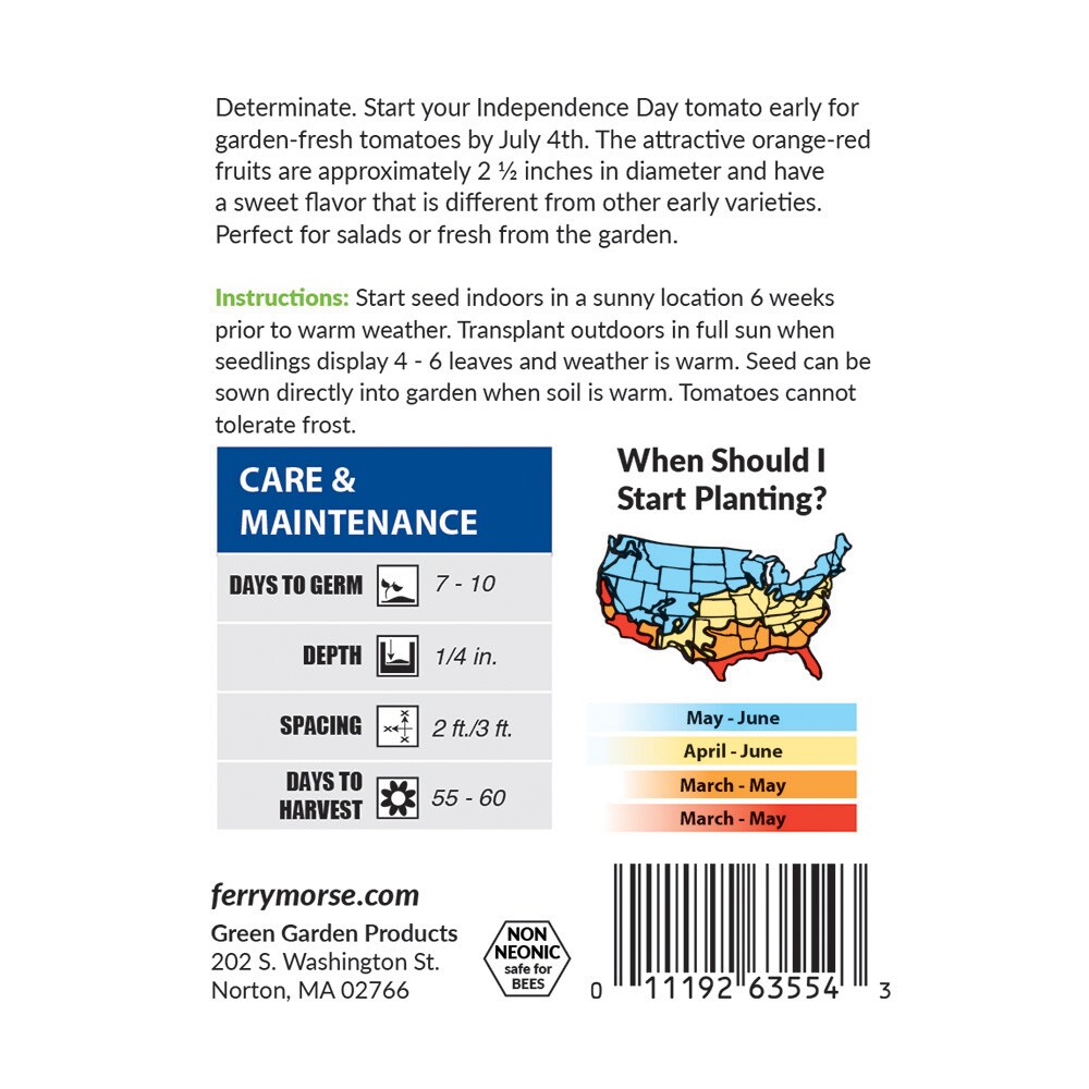 independence day tomato seed