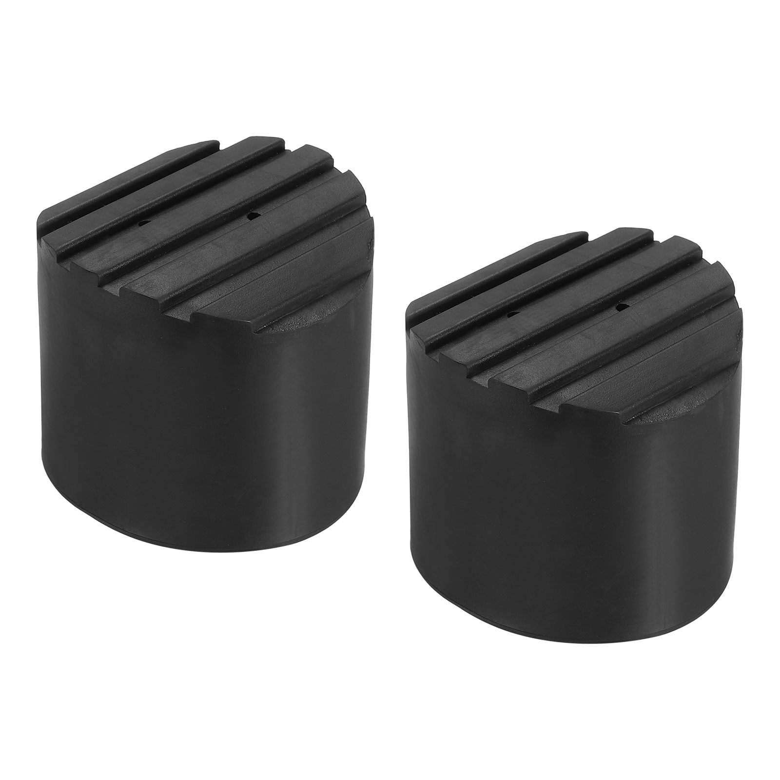 PATIKIL Ladder Non Slip Feet 2.4inch/60mm 2pcs Rubber Round Foot Protective Mat Cushion Replacement for Telescopic Folding Extension Ladder Protection Black #S26042700UX9049