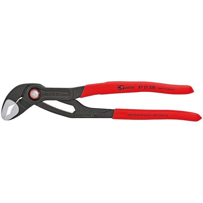 KNIPEX Cobra QuickSet 10-in Home Repair Tongue and Groove Pliers in the  Pliers department at