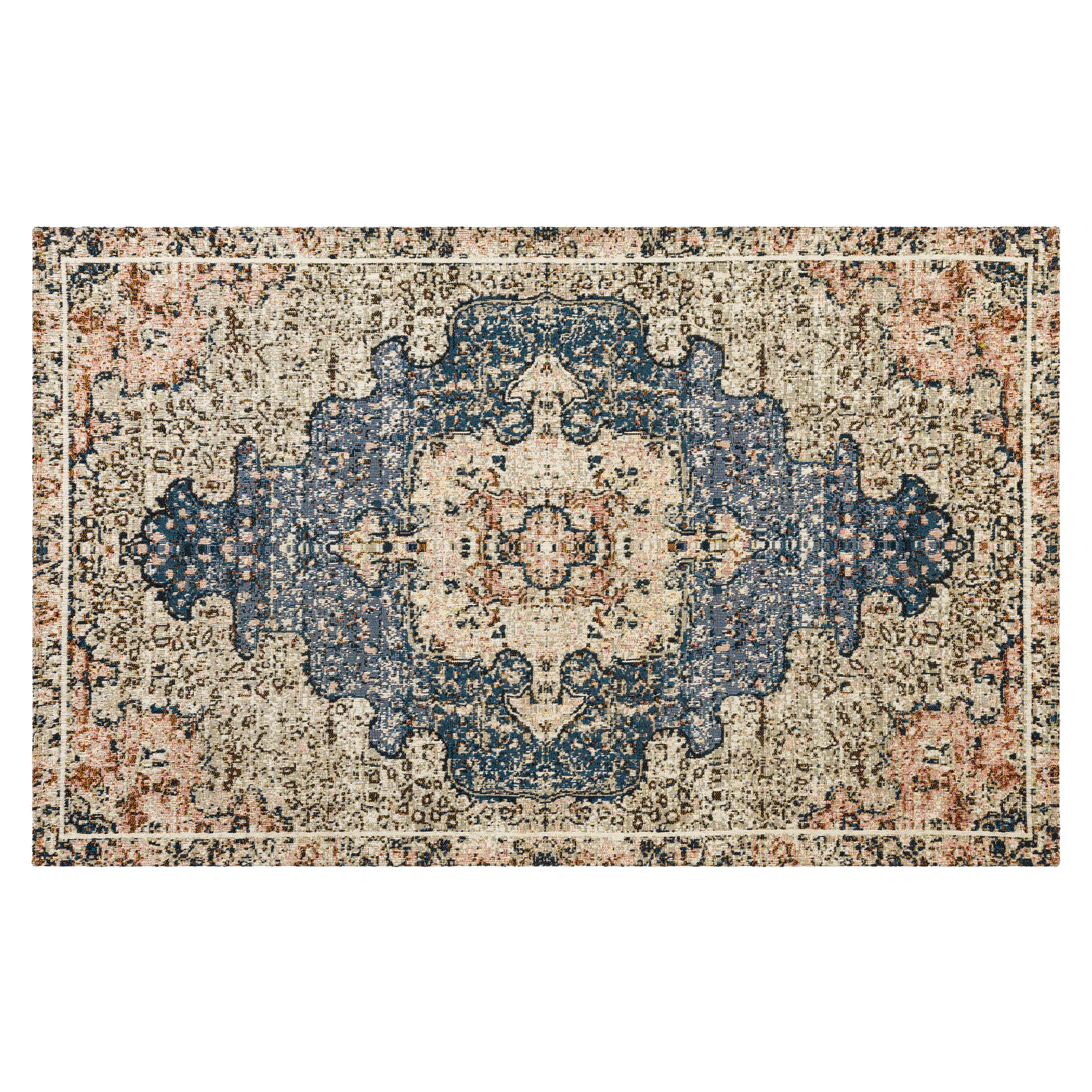 allen + roth Tapestry 2 x 4 Indoor Area Rug in the Rugs department at ...