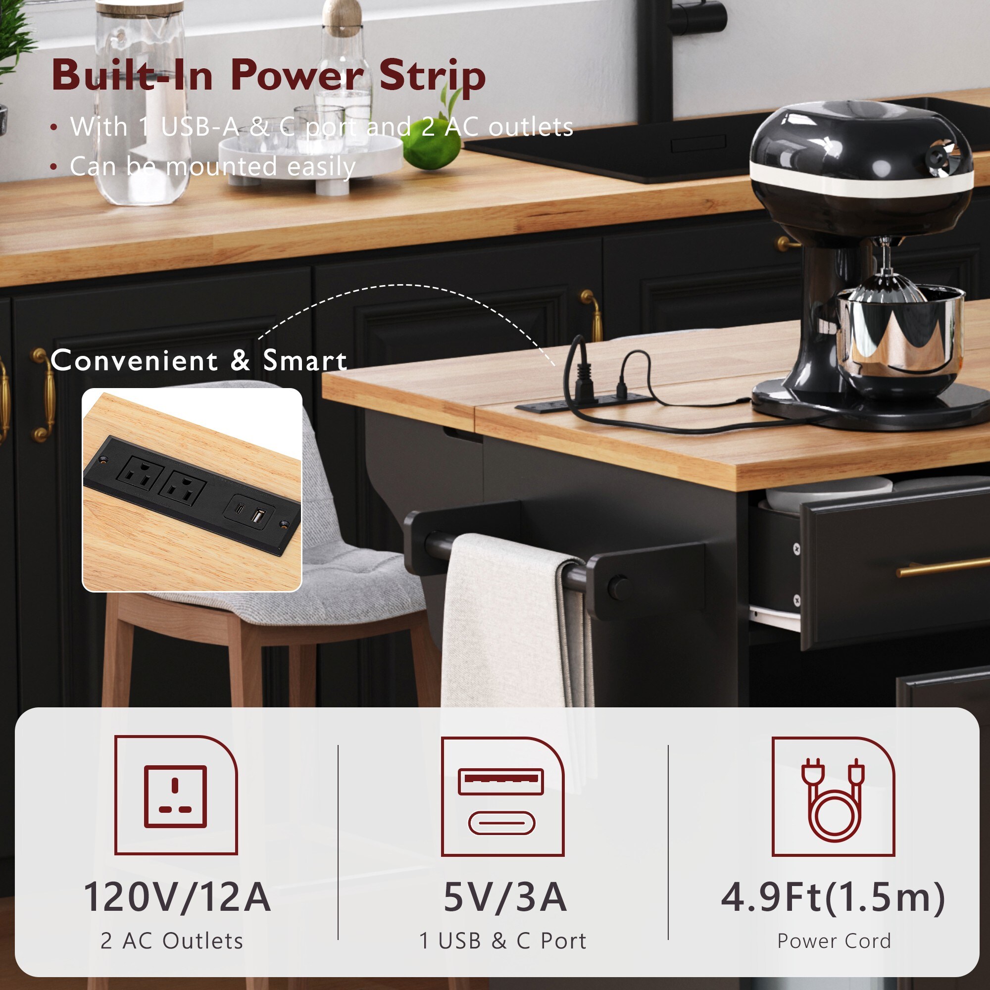 ModernLuxe L3P-N707P299014B Kitchen-Furniture - View #7