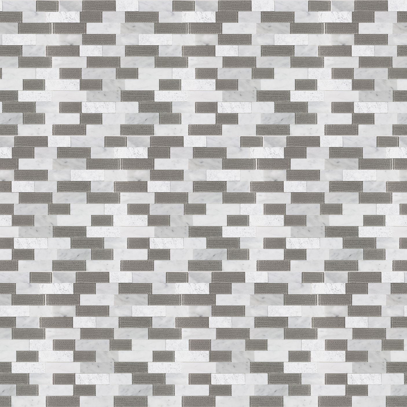 Peel&Stick Mosaics LWPS191010 Silver mountain beige and white 12-in x 13-in Multi-finish Glass/Stone Mosaic Wall Tile ( 0.968-sq ft Piece )