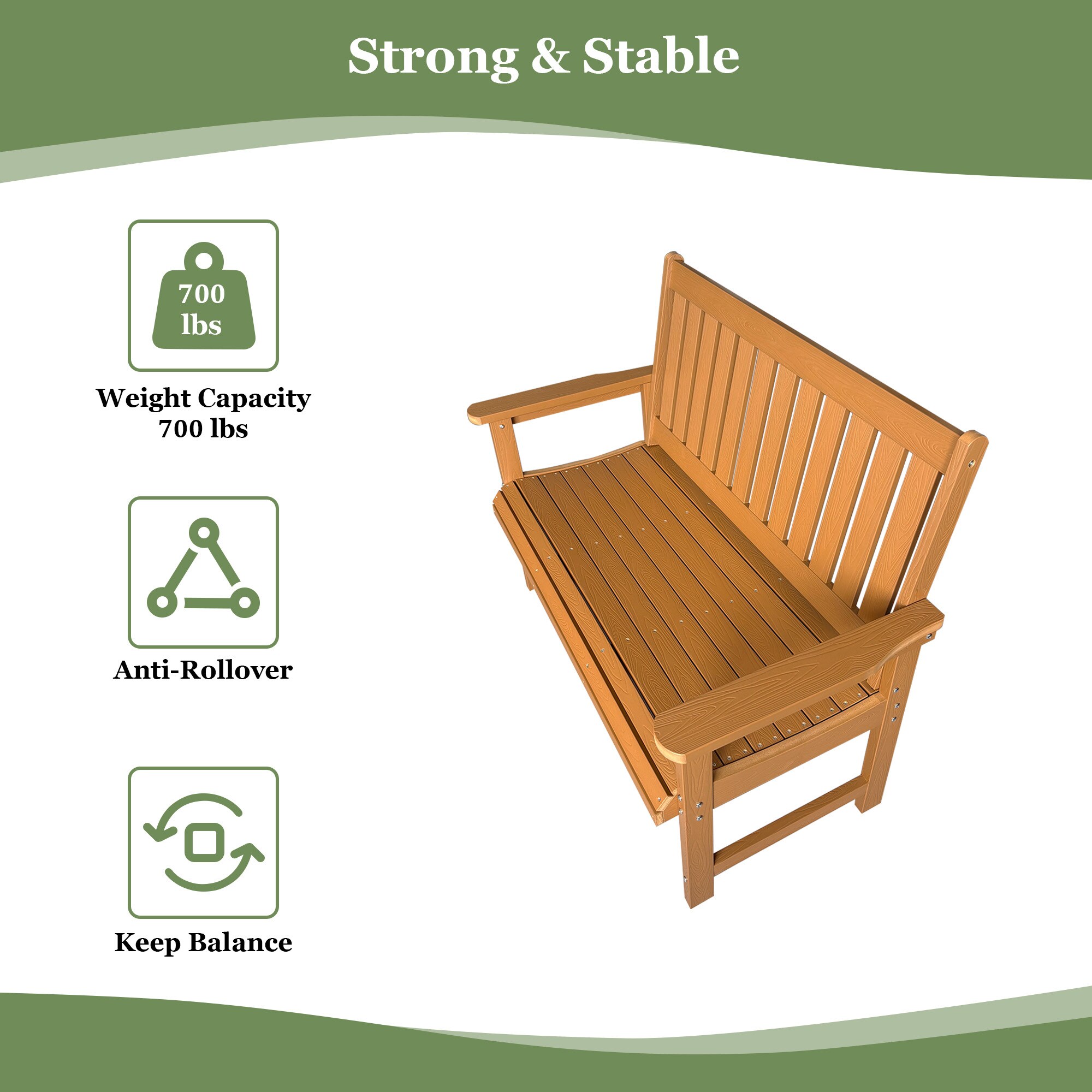 Fortune Candy PBS044-TE benches - View #4