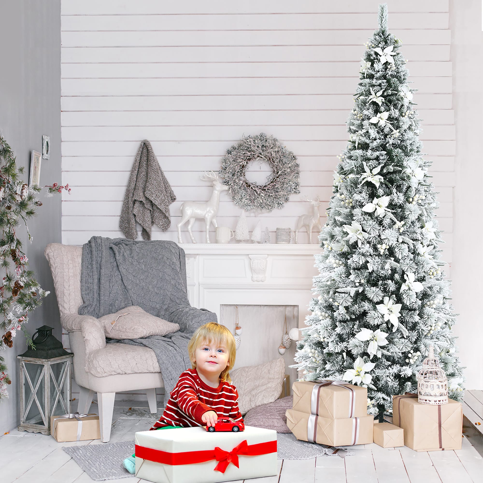 Costway CM23503 Artificial-Christmas-Trees - View #7