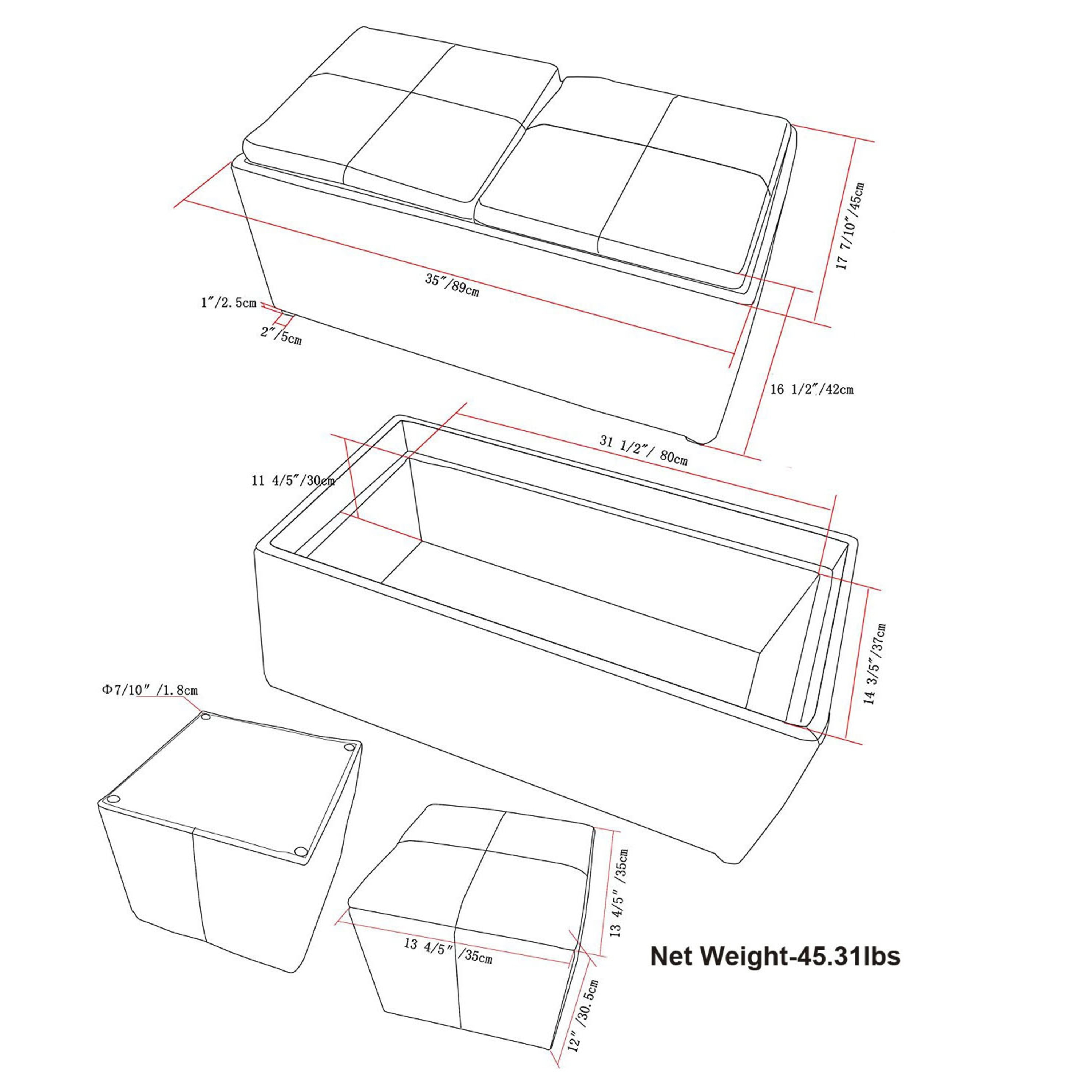 Simpli Home AY-F-15B-BL Indoor-Ottomans - View #11