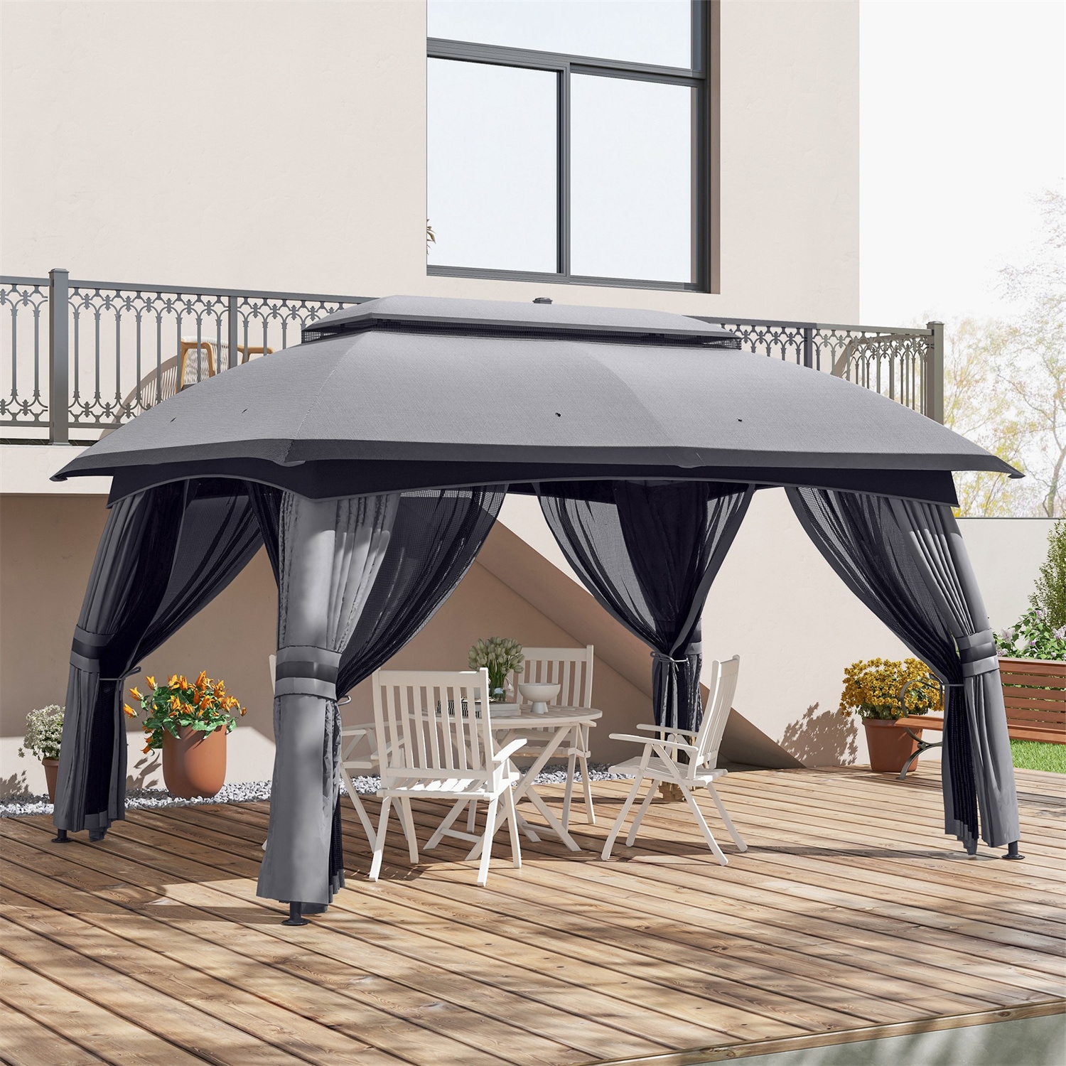 Patio Canopy Shelter Gazebos, Pergolas & Canopies At Lowes.com