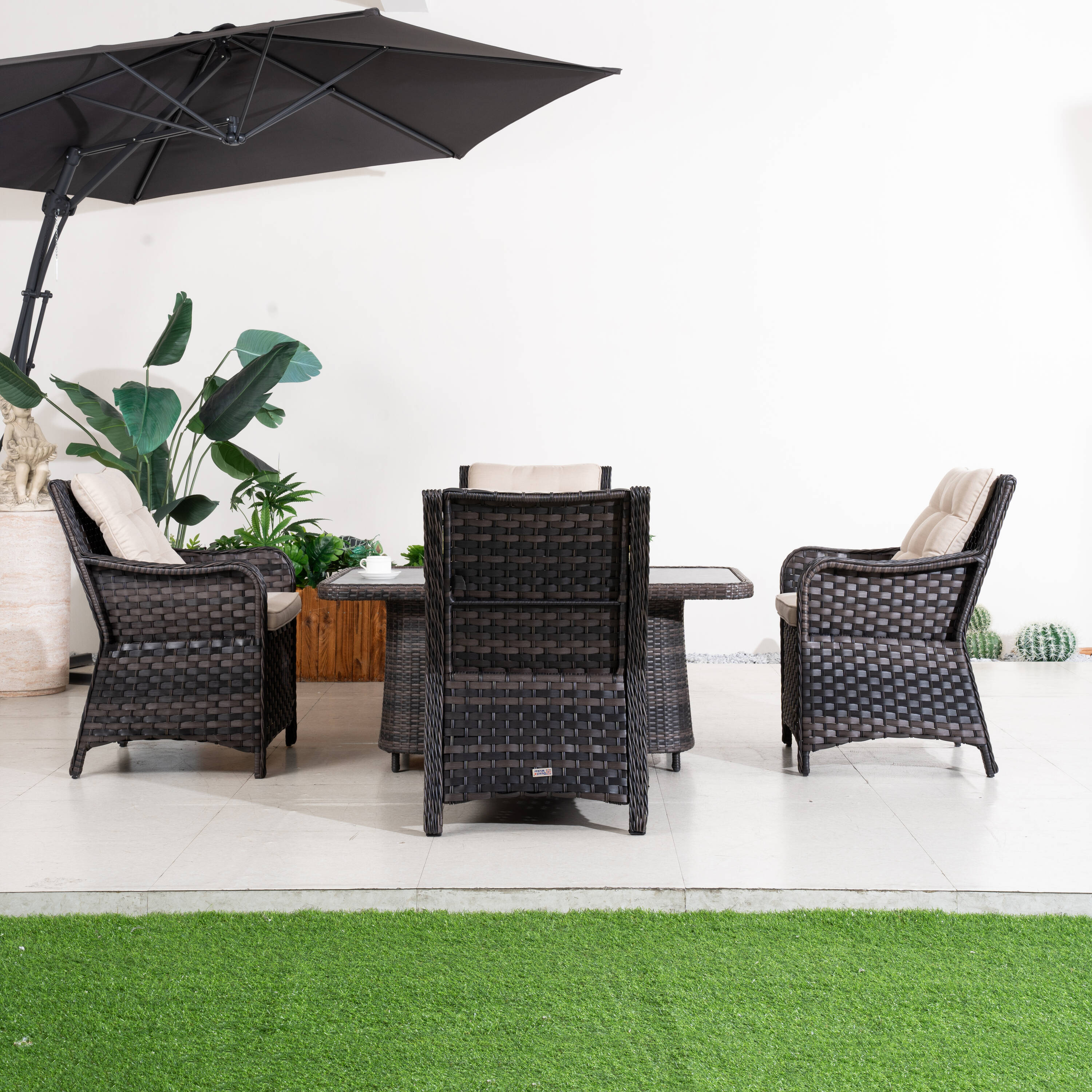 Direct Wicker DWG-2403RT&013-BR Patio-Dining-Sets - View #8